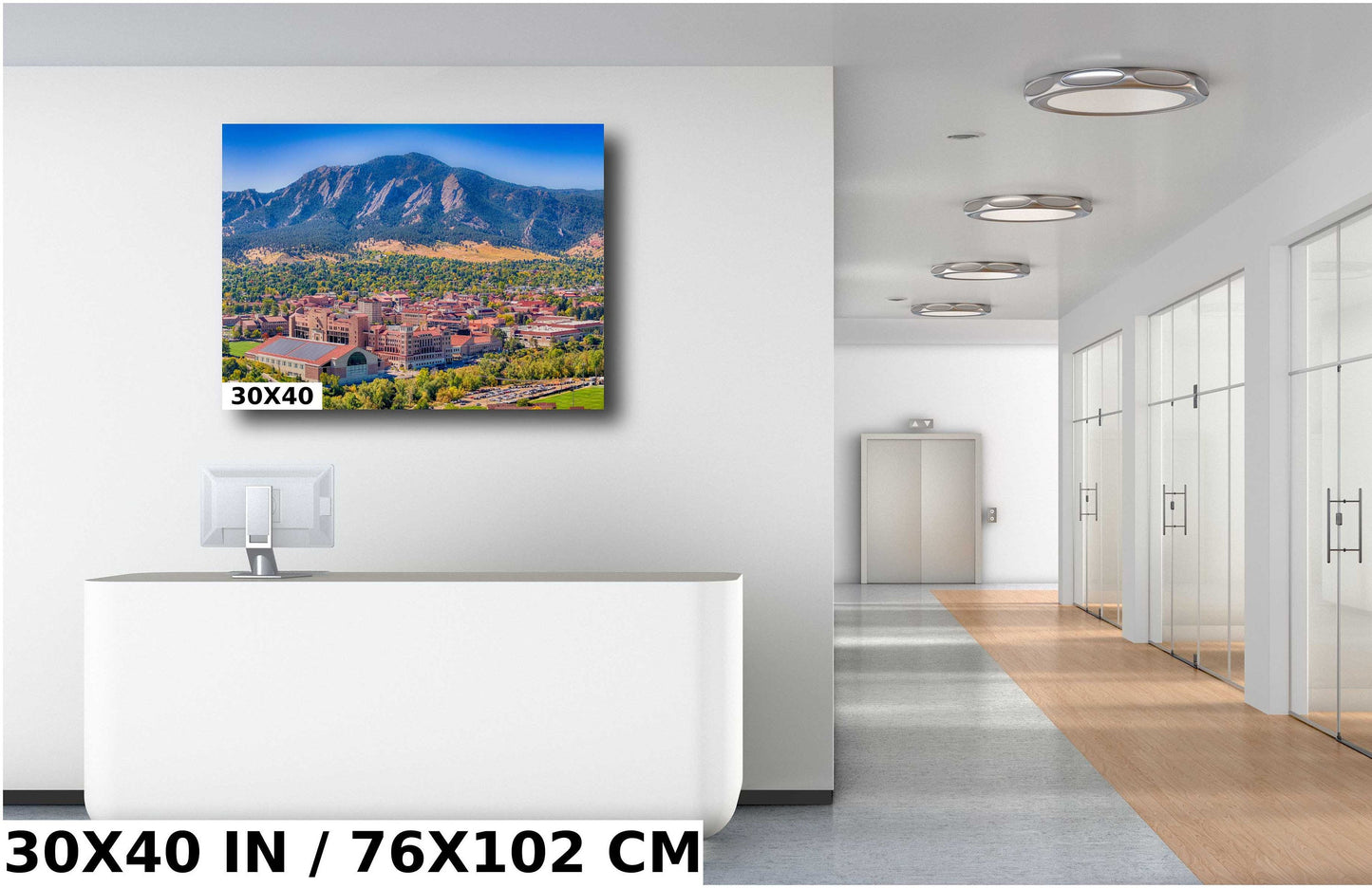 Folsom Field Wall Art - Boulder Colorado Decor | CU Buffs Canvas Print