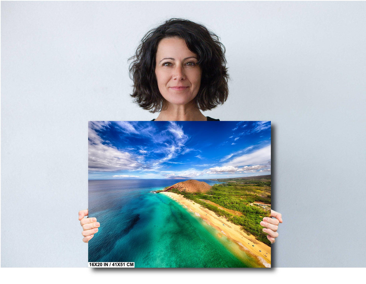 Maui Wall Art - Big Beach Canvas & Metal Wall Decor | Tropical Landscape Print