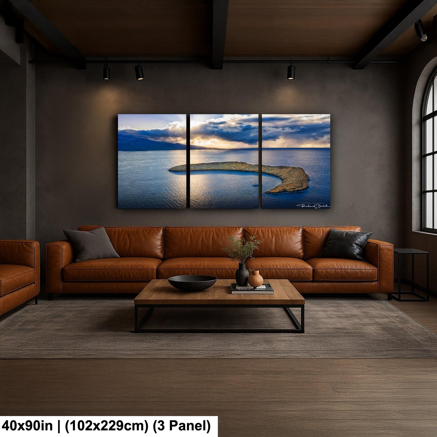 Hawaii Wall Art Print: Molokini Crater Sunrise - Coastal Landscape