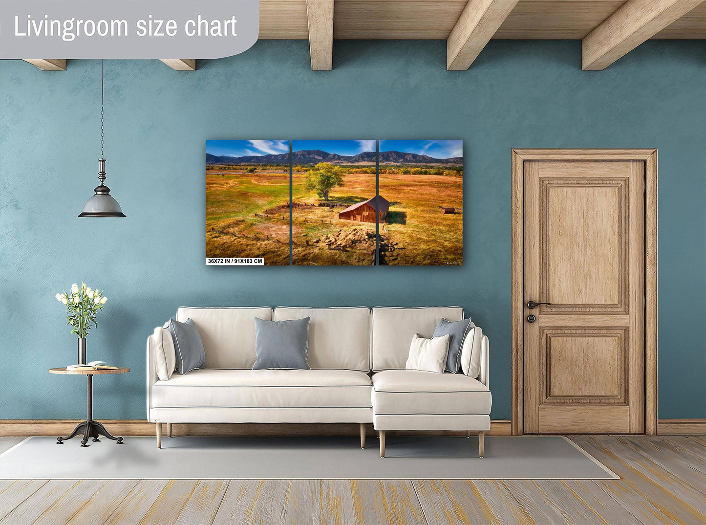 Boulder Flatirons Wall Art – Colorado Canvas Print | Metal Wall Decor, UV Resistant