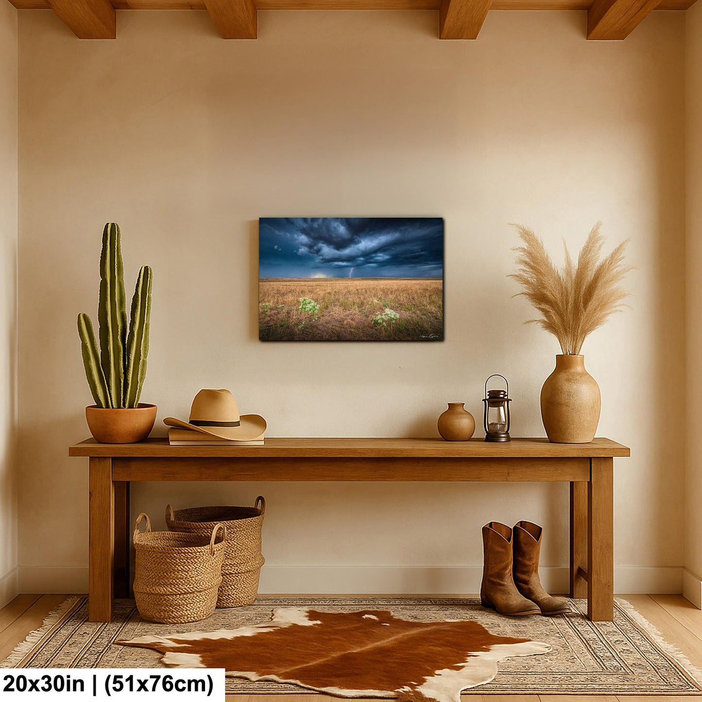 Thunderstorm Wall Art: Colorado Lightning - Ready to Hang