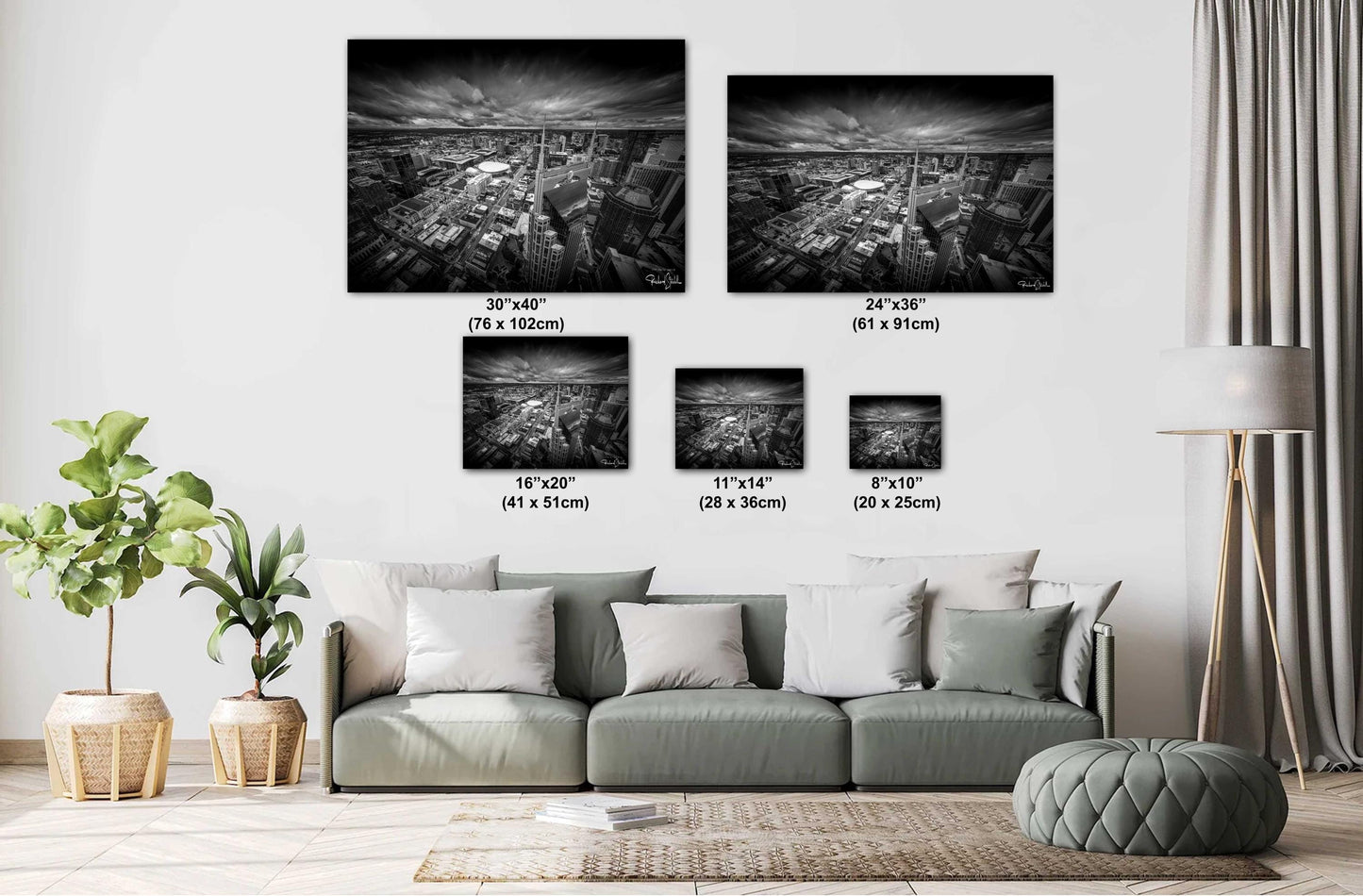 Nashville Skyline Photo Print - Urban Cityscape Art | Ready To Hang Canvas