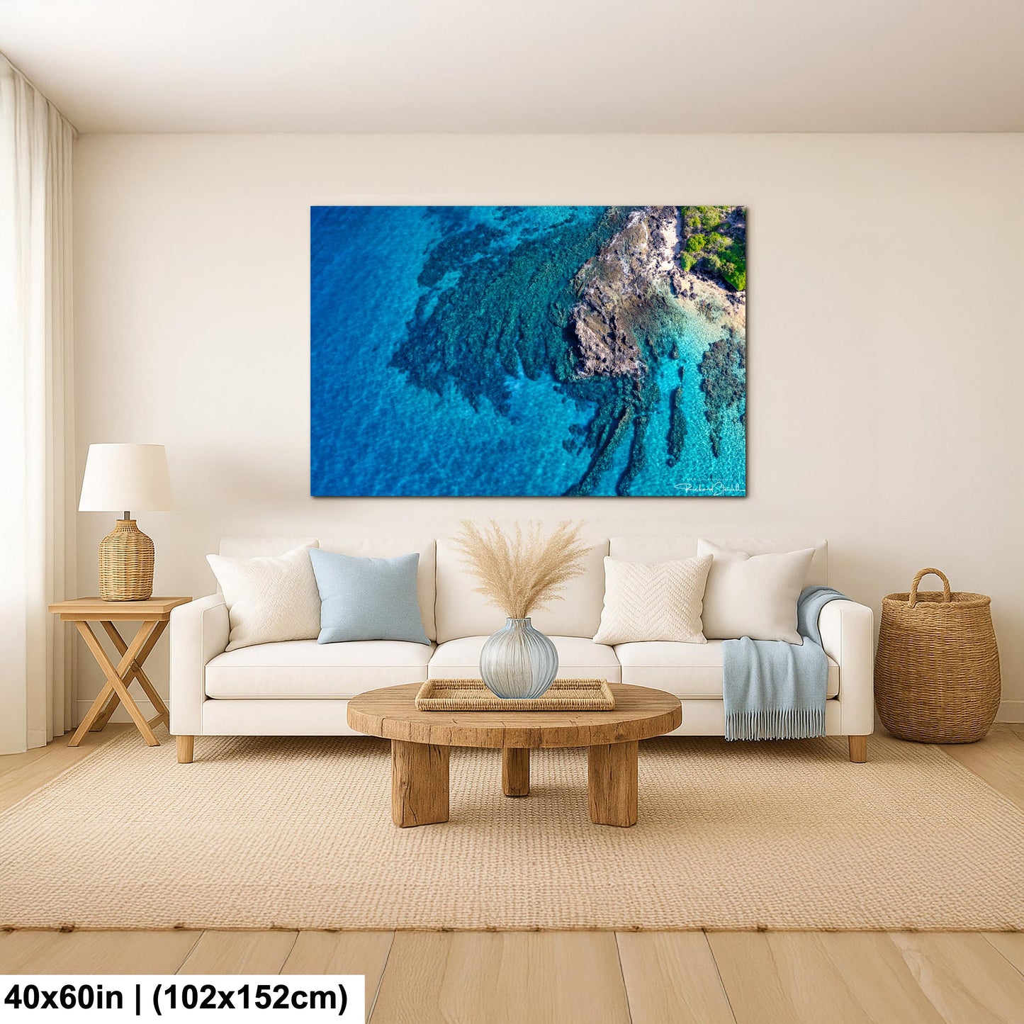 Ocean Reef Photography - Vibrant Coastal Art on Premium Photo Paper Print
