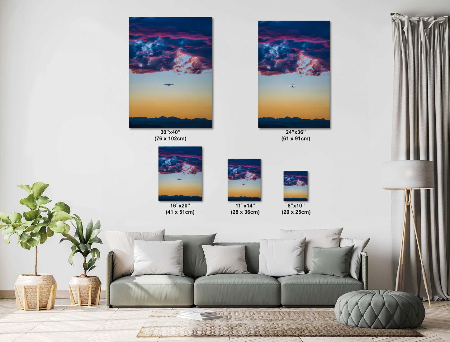 Wildland Air Tanker Fire Plane Decor – Ready To Hang Canvas & Metal Print