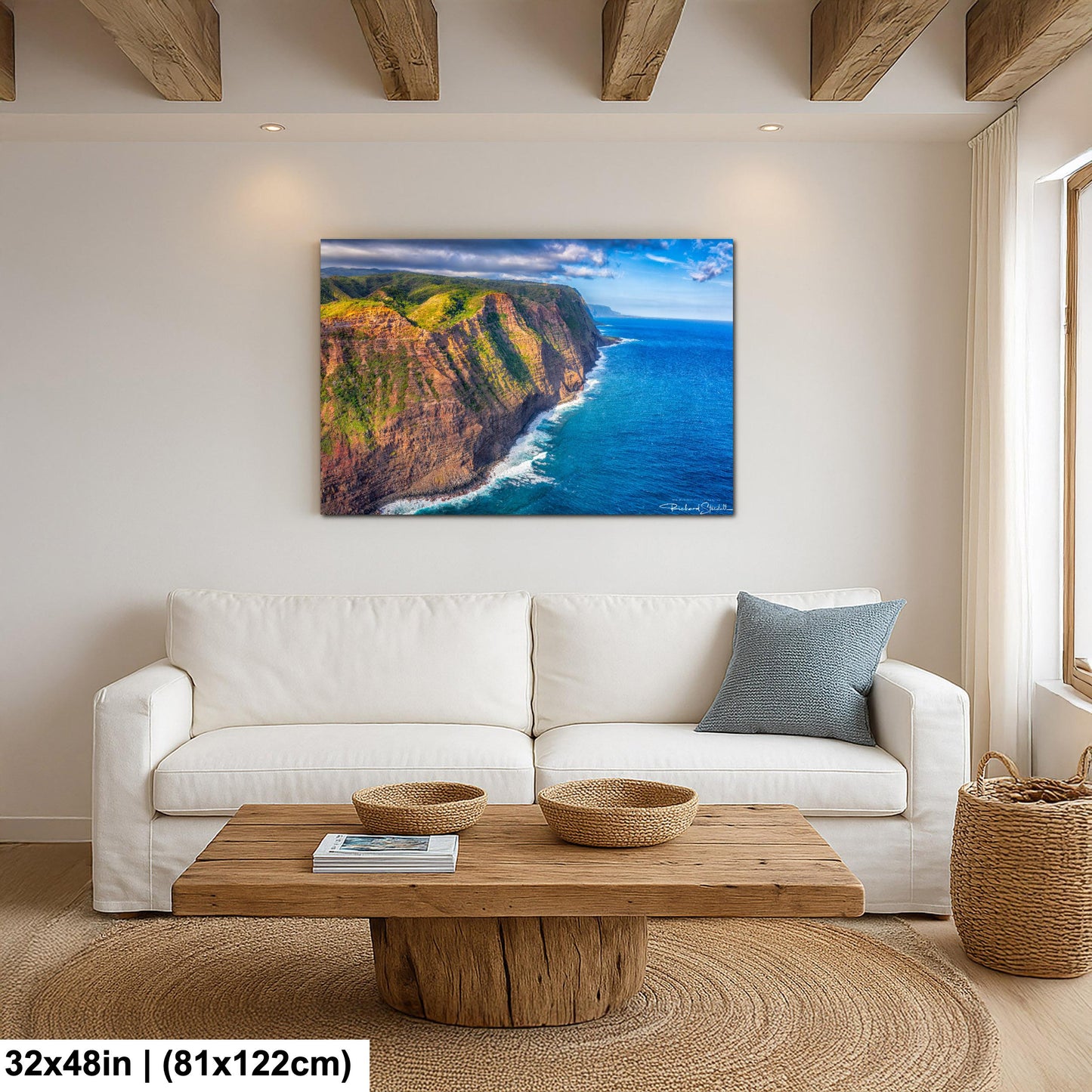 Molokai Island Photo Print - Sunrise Ocean Wall Decor