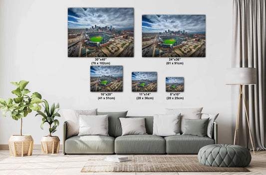 Colorado Rockies Wall Art – Vibrant Baseball Photo | Coors Field Sports Decor