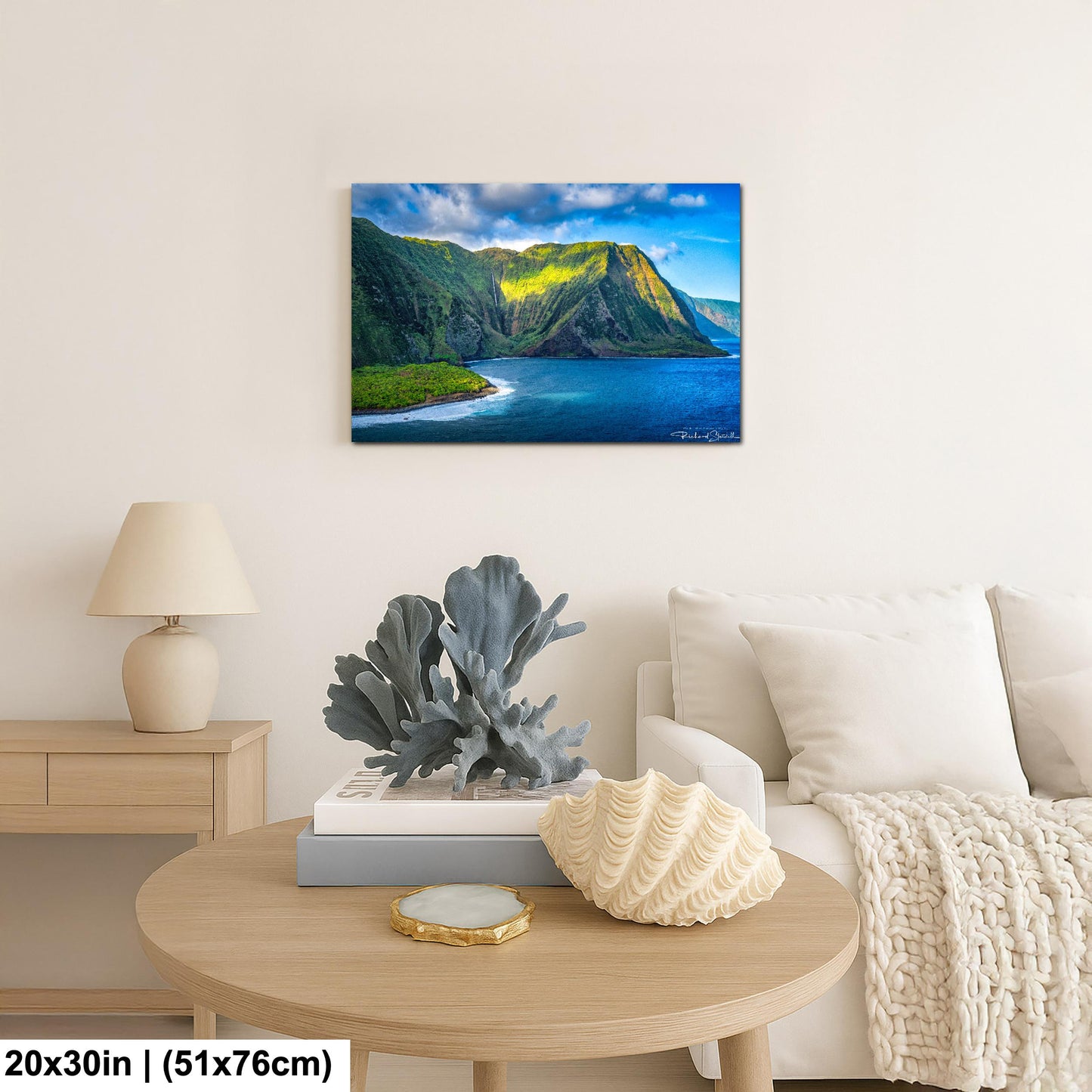 MoloKa'i Island Photo Print - Sunrise Ocean Wall Decor