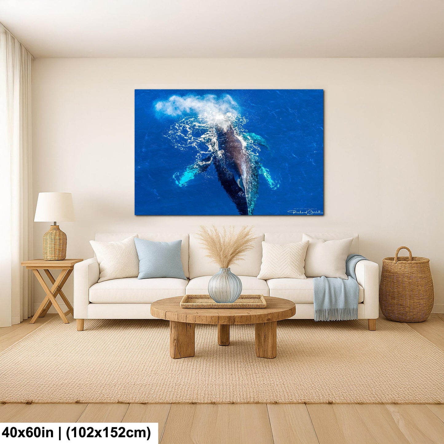 Humpback Whale Wall Art - Ocean Photo Print for Home