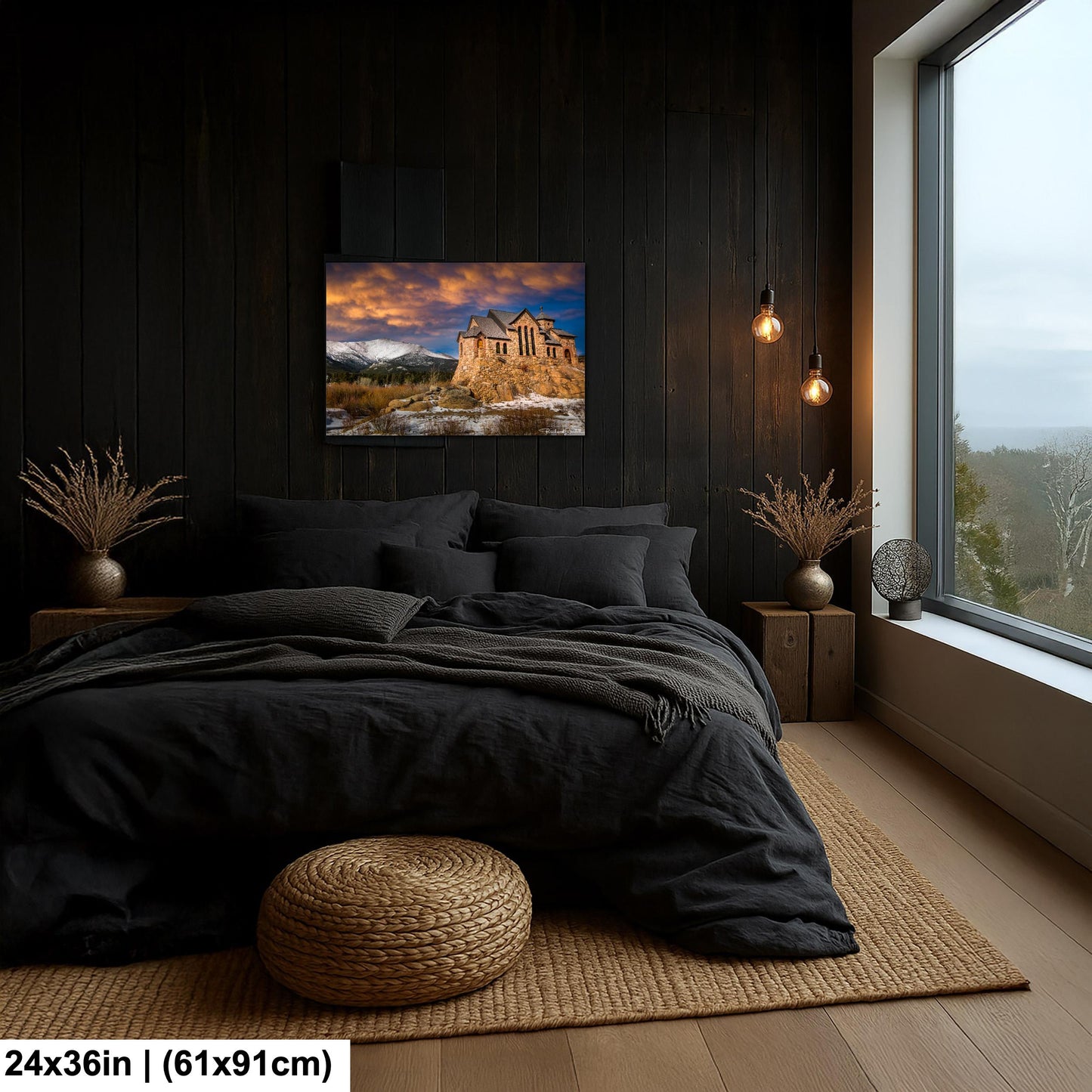Rocky Mountain Chapel Print: Colorado Nature Wall Art (Canvas, Metal or Paper)