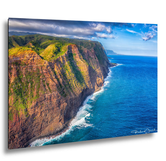 Molokai Island Photo Print - Sunrise Ocean Wall Decor