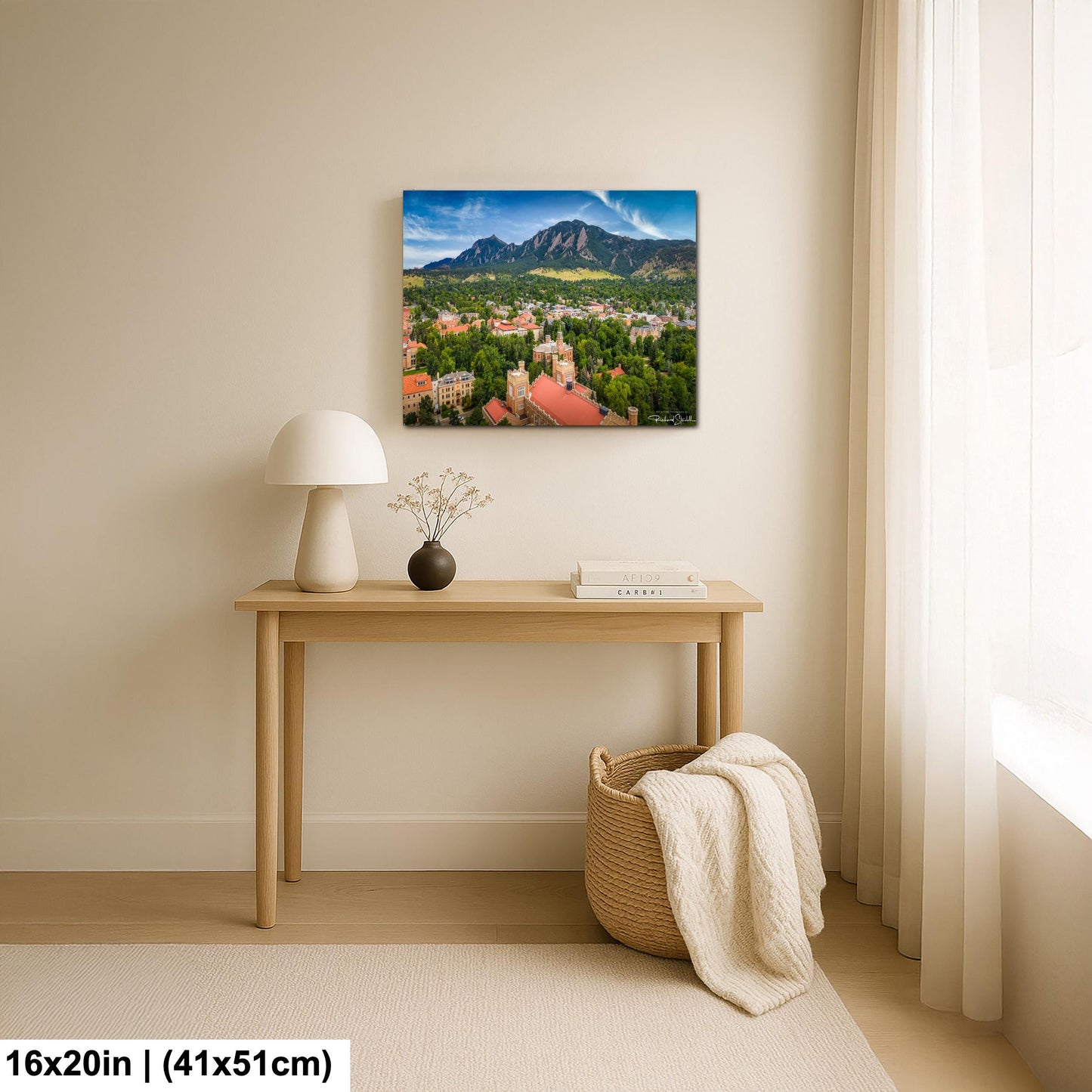 CU Boulder Wall Art – Flatirons Colorado Print | Ready To Hang Canvas
