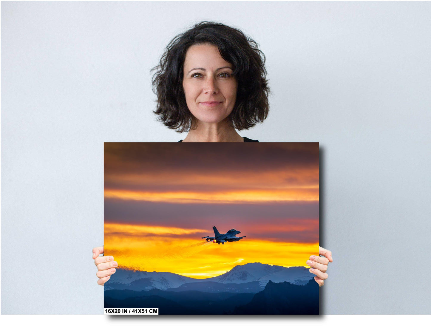 F-16 MIG Killer Wall Art – Fighter Jet Decor | Military Aircraft Canvas Print