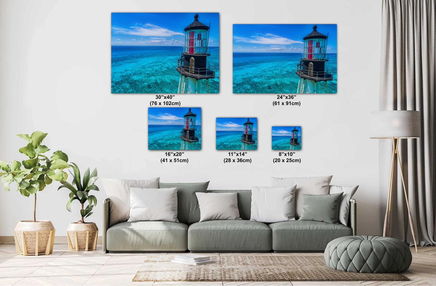 Alligator Reef Lighthouse Print - Florida Keys Wall Art | Ready To Hang Canvas