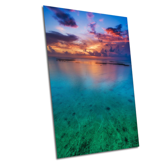 Florida Keys Sunset Canvas | Nautical Wall Decor - Vibrant Coastal Artwork