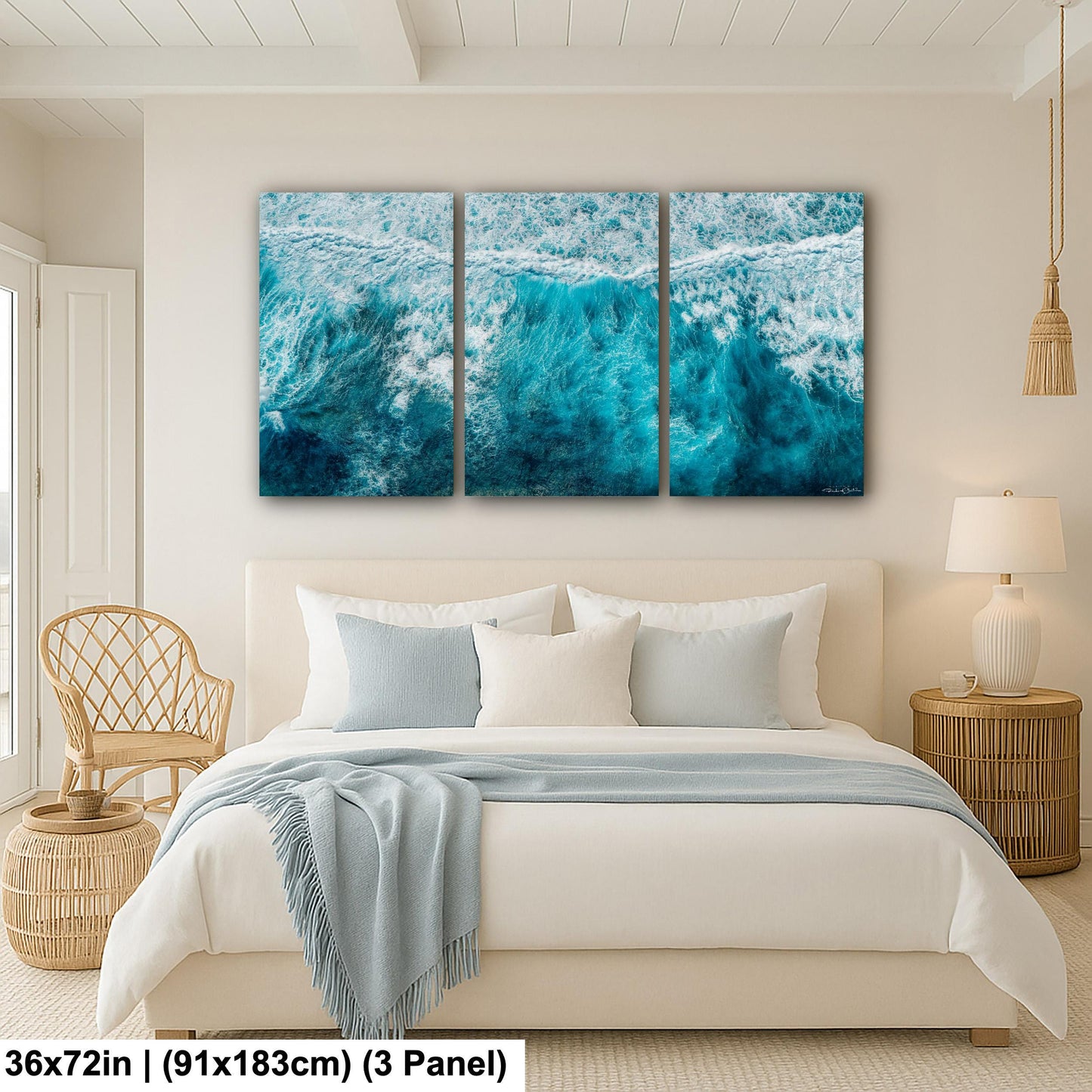 Ocean Wave Photography: Coastal Wall Art (Canvas or Metal Prints)