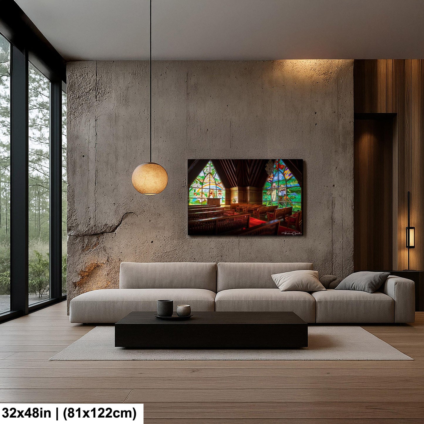 Wailea Chapel Maui Print (Ready to Hang or Paper)