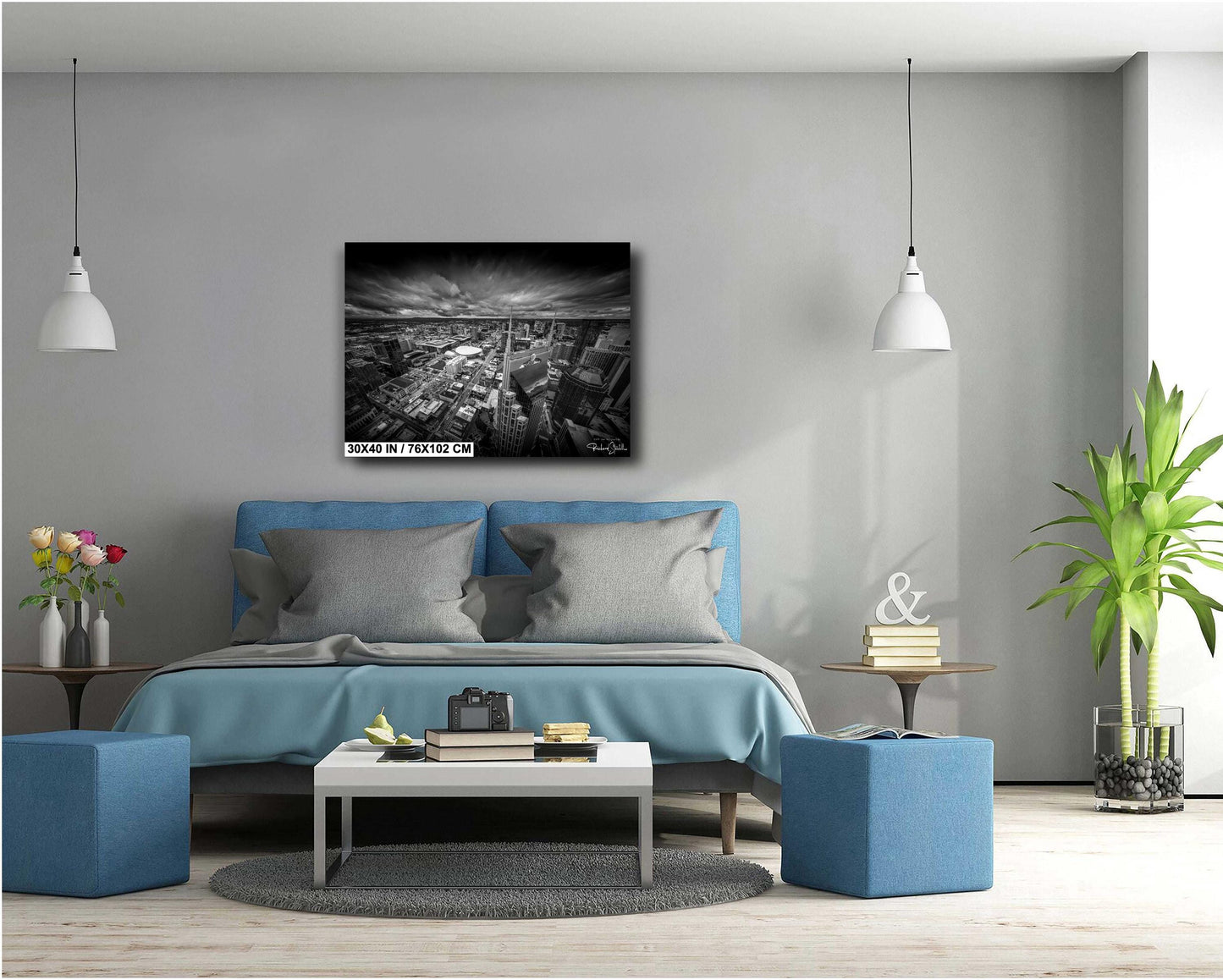 Nashville Skyline Photo Print - Urban Cityscape Art | Ready To Hang Canvas