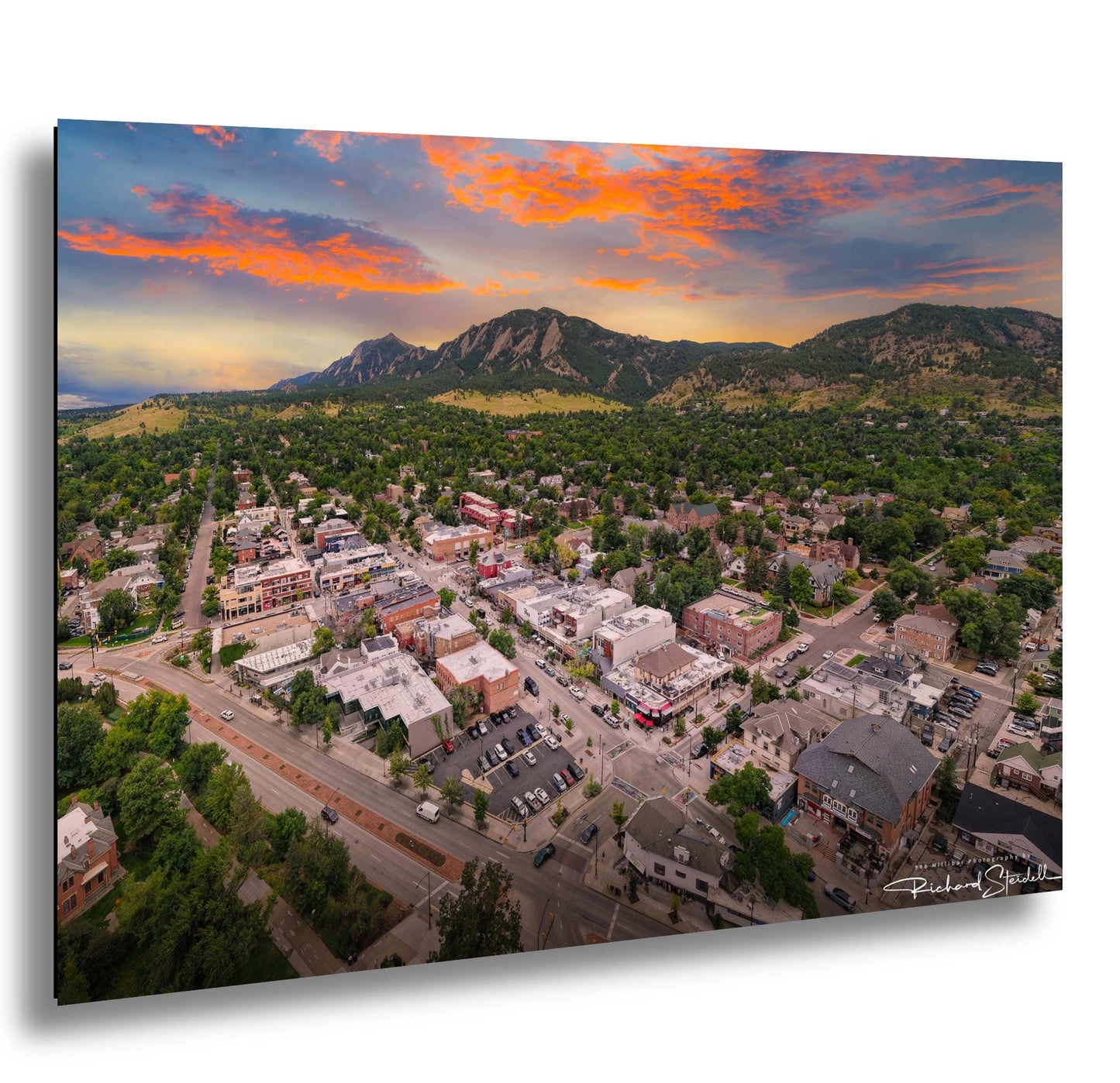 CU Boulder Wall Art – Flatirons Mountain Art | Ready To Hang Canvas Print