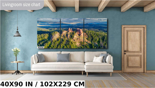 Steamboat Springs Wall Art - Colorado Landscape Decor | Rabbit Ears Pass Print Canvas