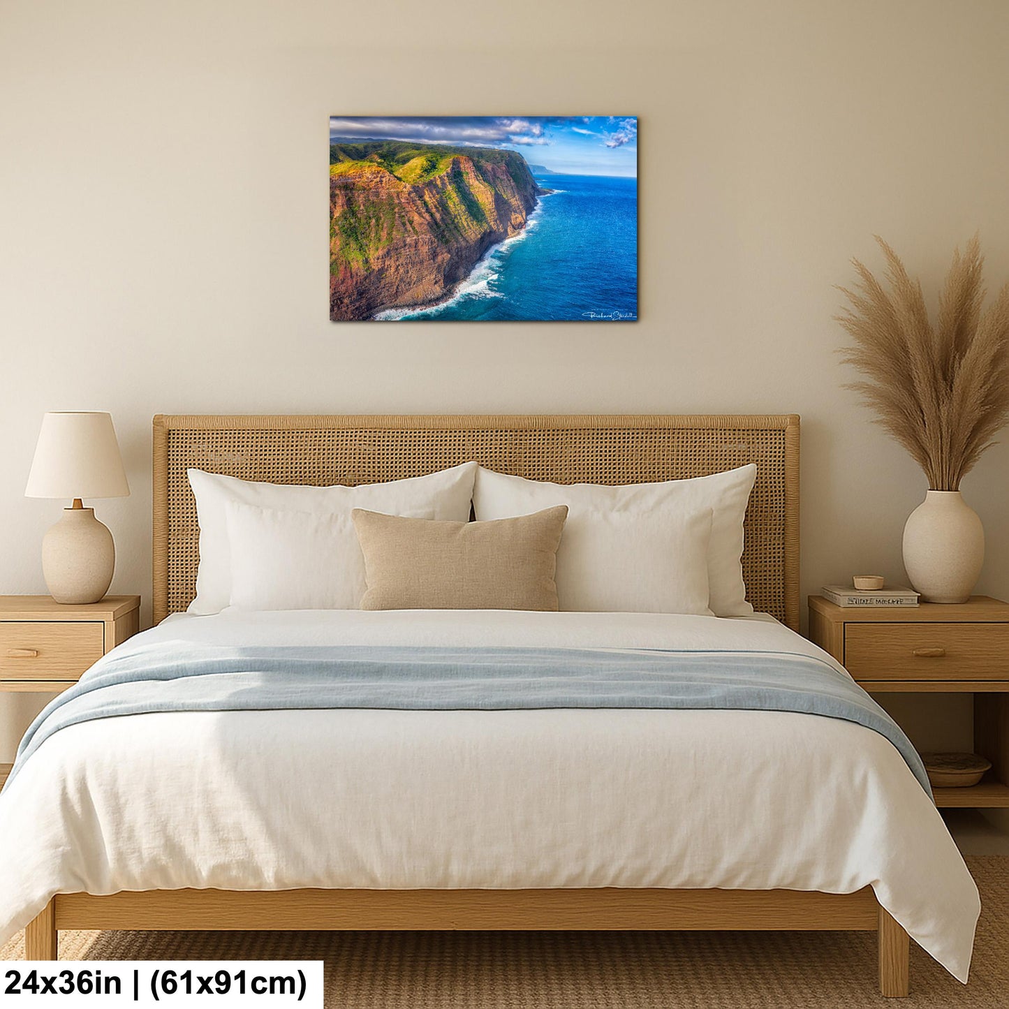 Molokai Island Photo Print - Sunrise Ocean Wall Decor