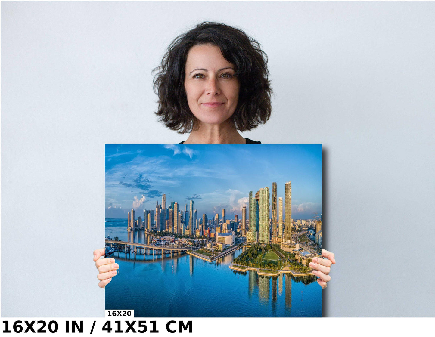 Miami Skyline Wall Art - Panoramic Cityscape On Premium Photo Paper Print