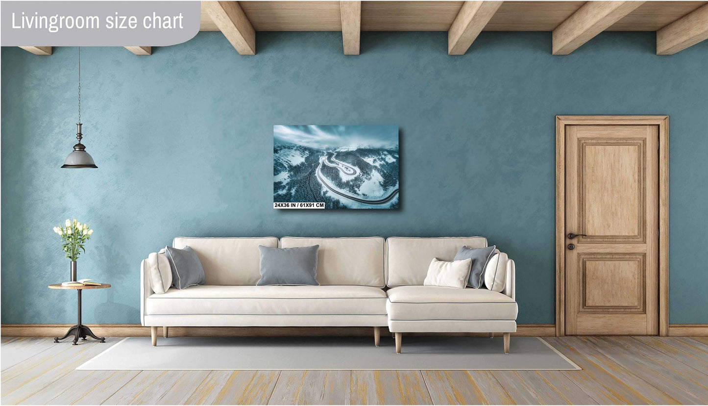 Berthoud Pass Wall Art - Colorado Mountain Print | Winter Landscape Photo Decor