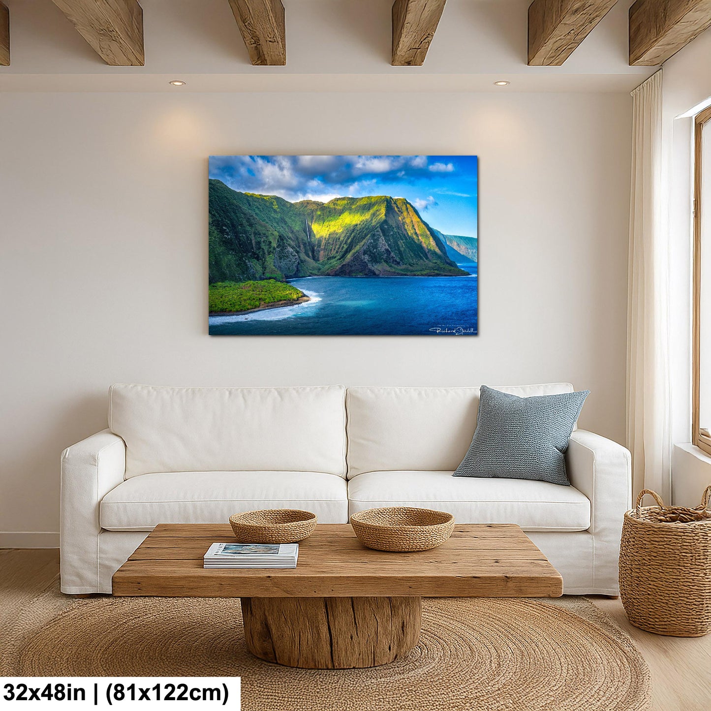MoloKa'i Island Photo Print - Sunrise Ocean Wall Decor