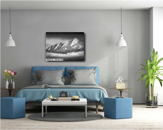 Boulder Flatirons Print - Colorado Wall Art | Ready To Hang Canvas & Metal Photo