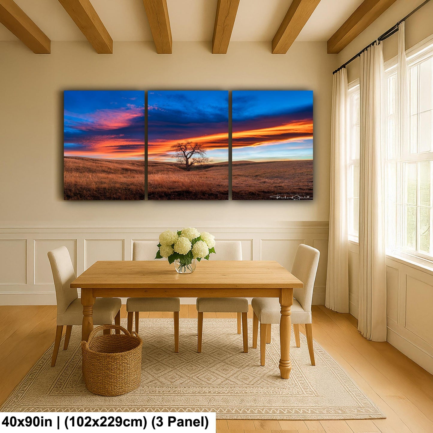 Colorado Sunset Photo Print – Western Landscape Art With Rustic Decor & Vivid Colors