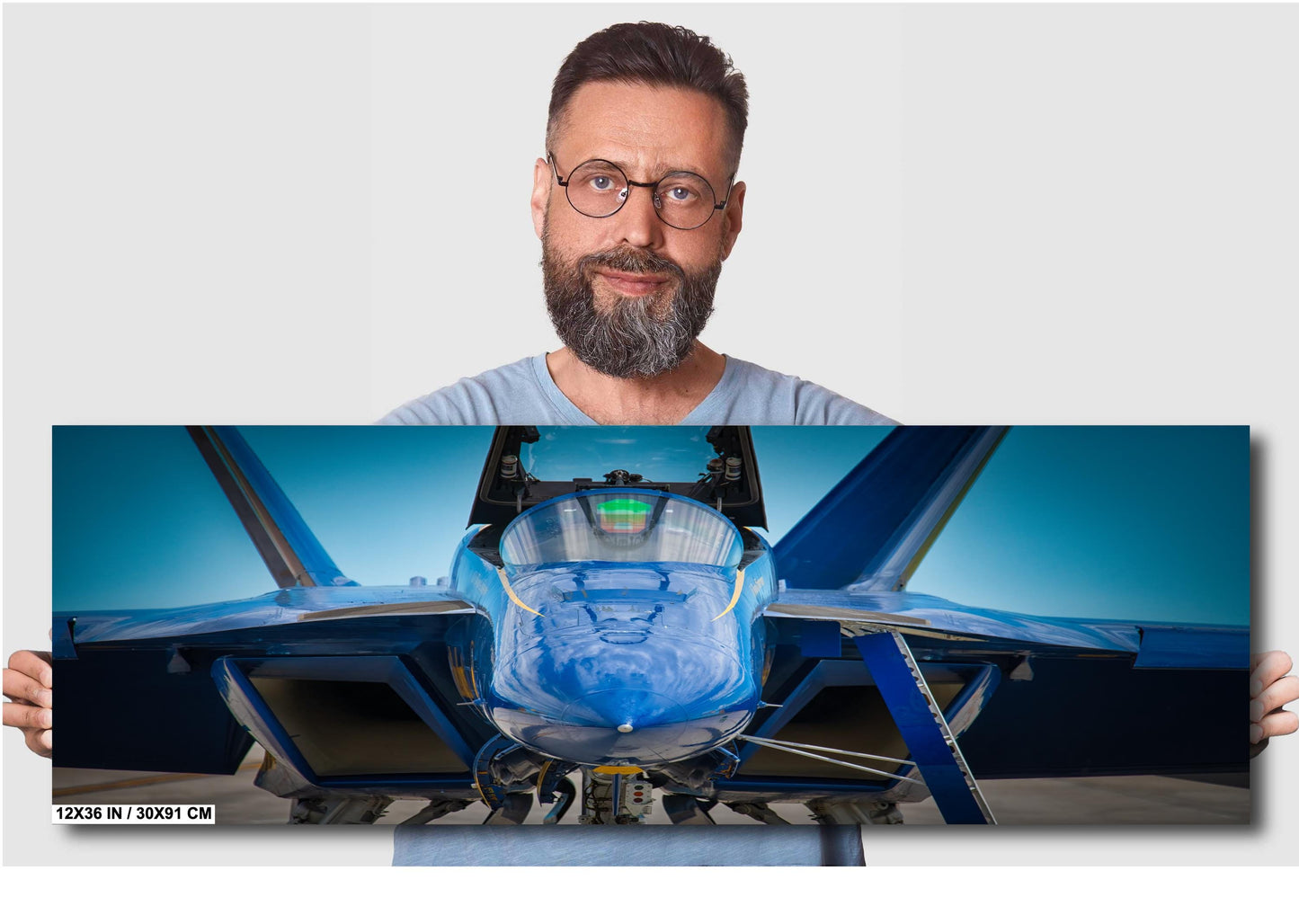 Blue Angels Canvas Print - Military Aviation Art | Fighter Jet Wall Decor