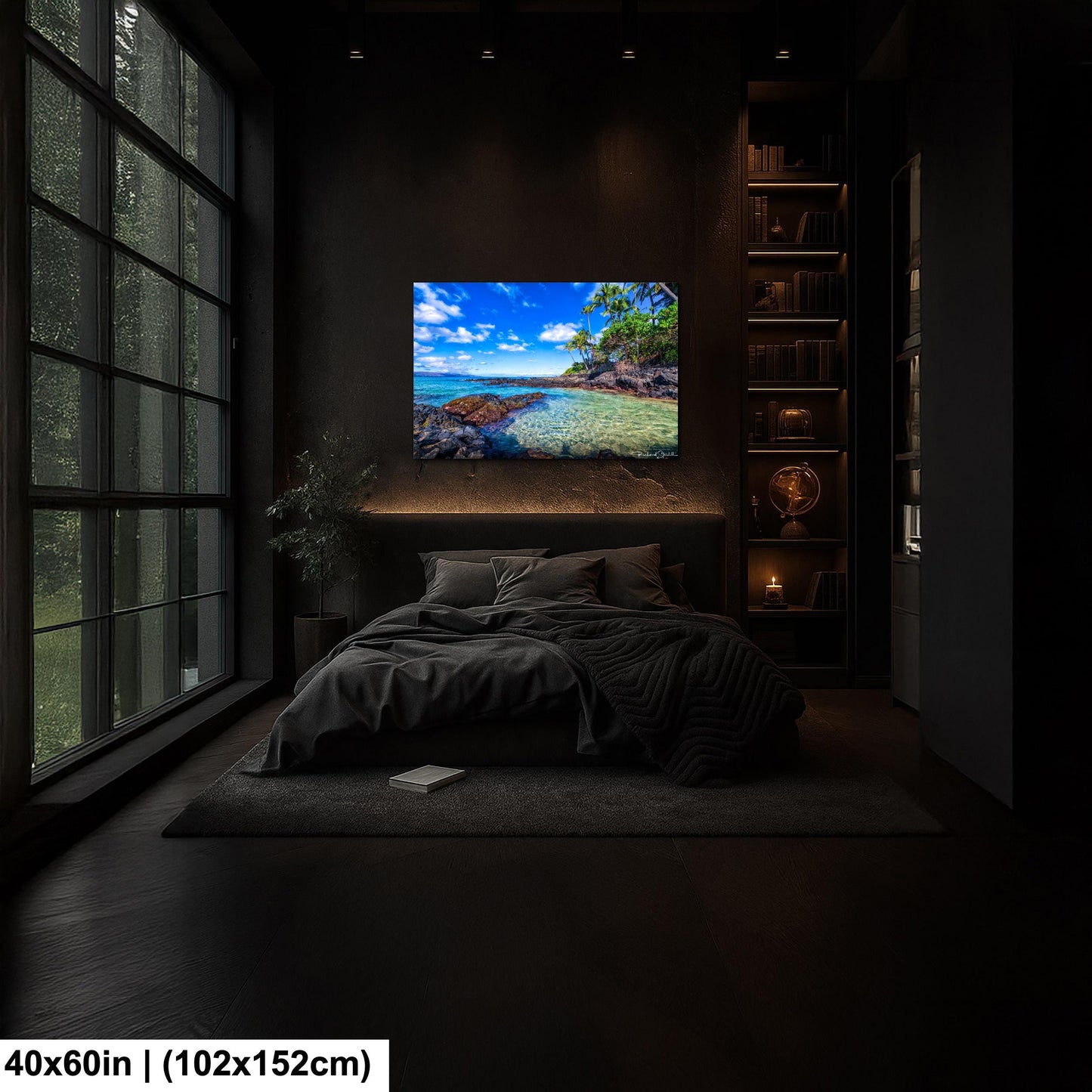 Maui Secret Beach Print - Premium Ocean Wall Decor | Sunrise Photo Art