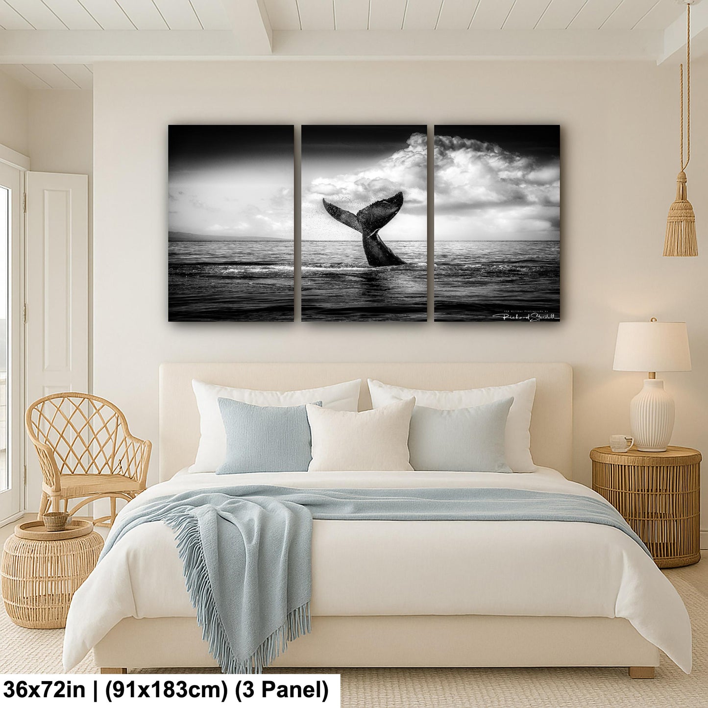 Humpback Whale Wall Art – Ocean Photo Print | Ready to Hang Canvas Decor