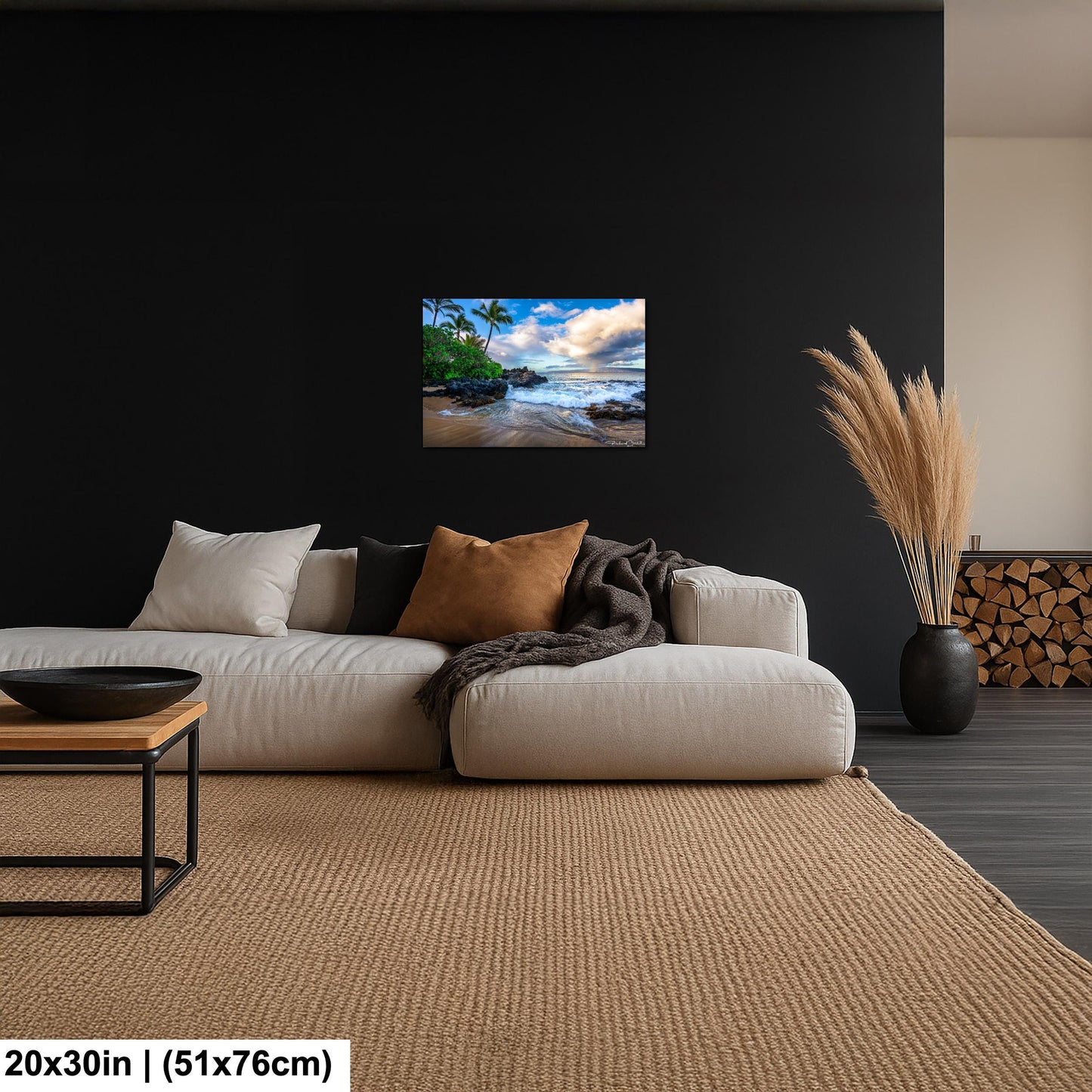 Maui Secret Beach Photo Print - Premium Ocean Wall Decor | Sunrise Beach Art