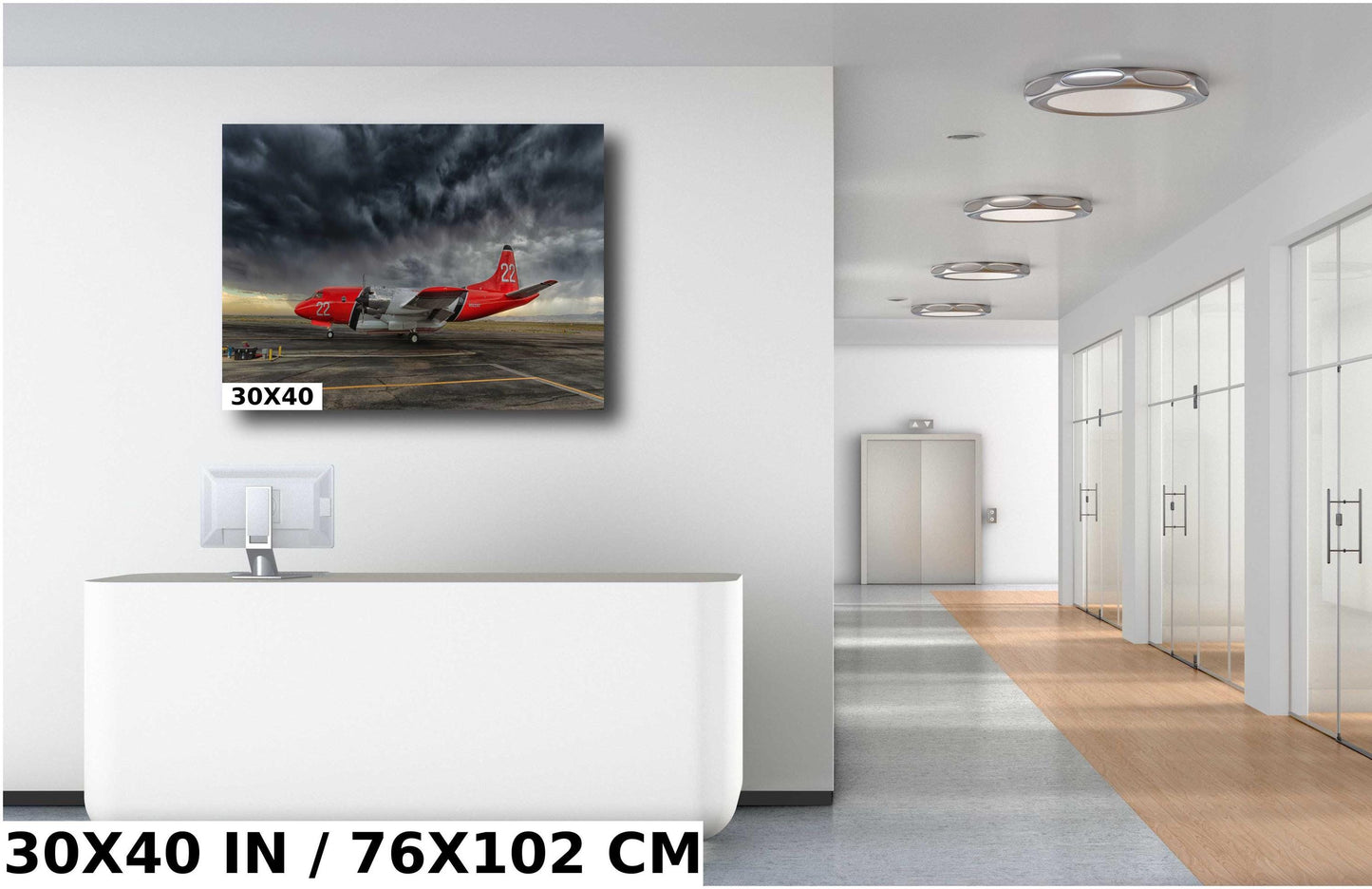 Wildland Air Tanker Art – Firefighting Wall Art | Smoke Jumper Aircraft Print
