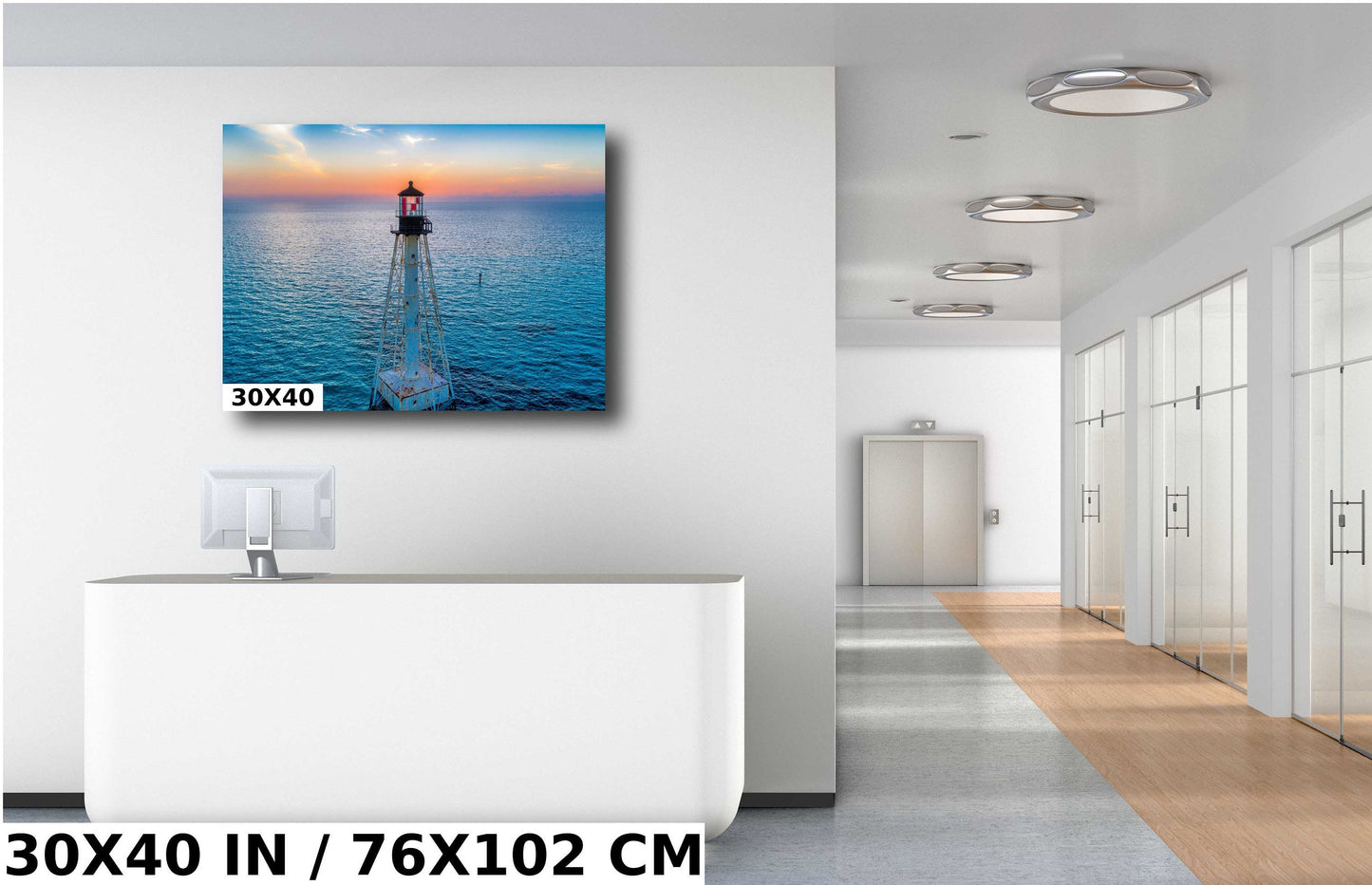 Alligator Reef Lighthouse Print – Nautical Wall Decor | Canvas, Metal & Acrylic Art