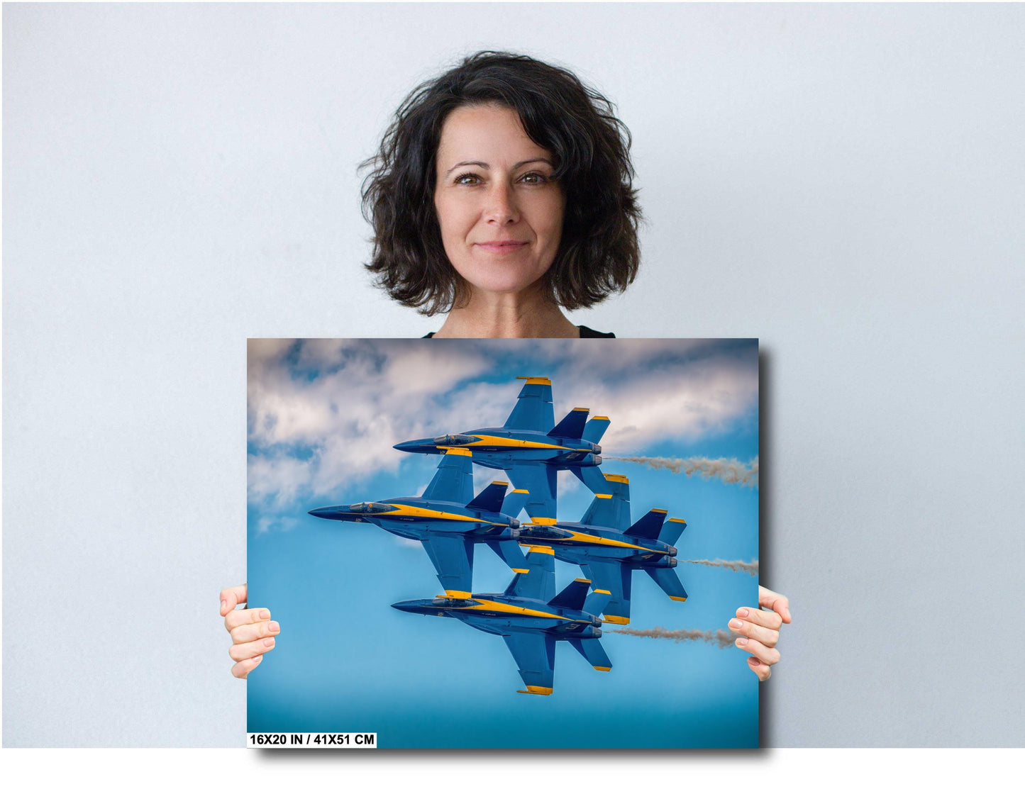 Blue Angels Wall Art – US Navy Fighter Jet Canvas, Acrylic & Metal Prints