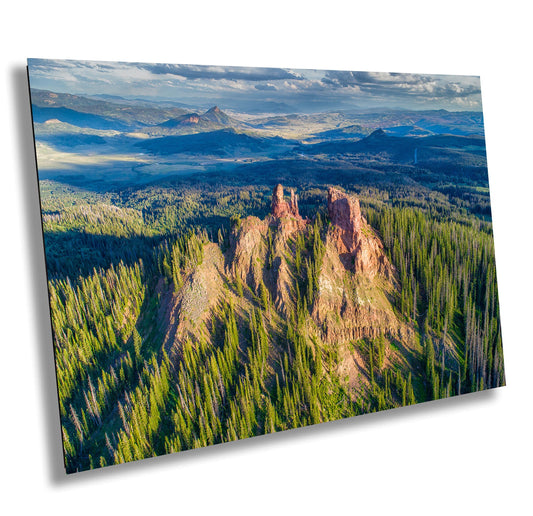 Steamboat Springs Wall Art - Colorado Landscape Decor | Rabbit Ears Pass Print Canvas