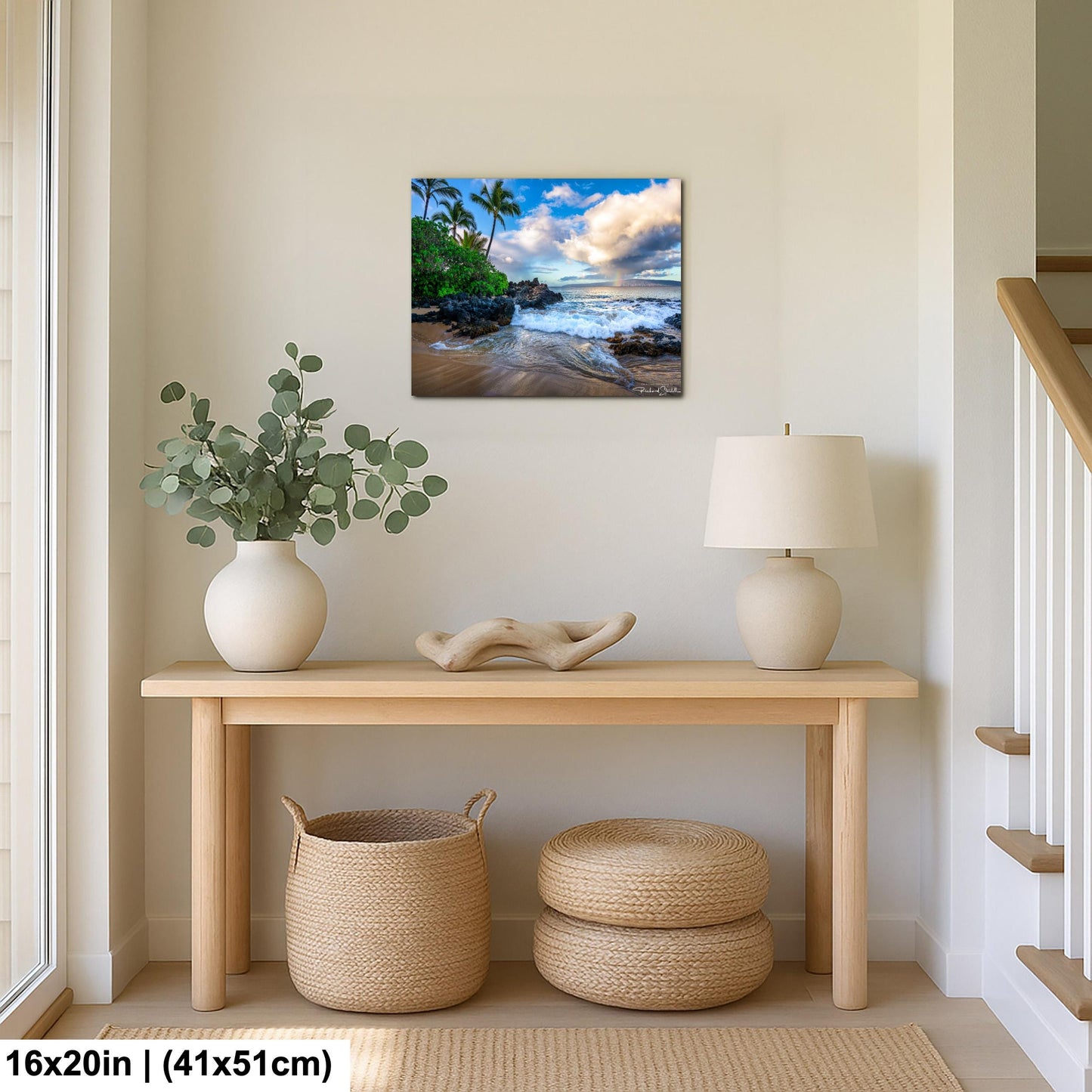 Maui Secret Beach Photo Print - Premium Ocean Wall Decor | Sunrise Beach Art