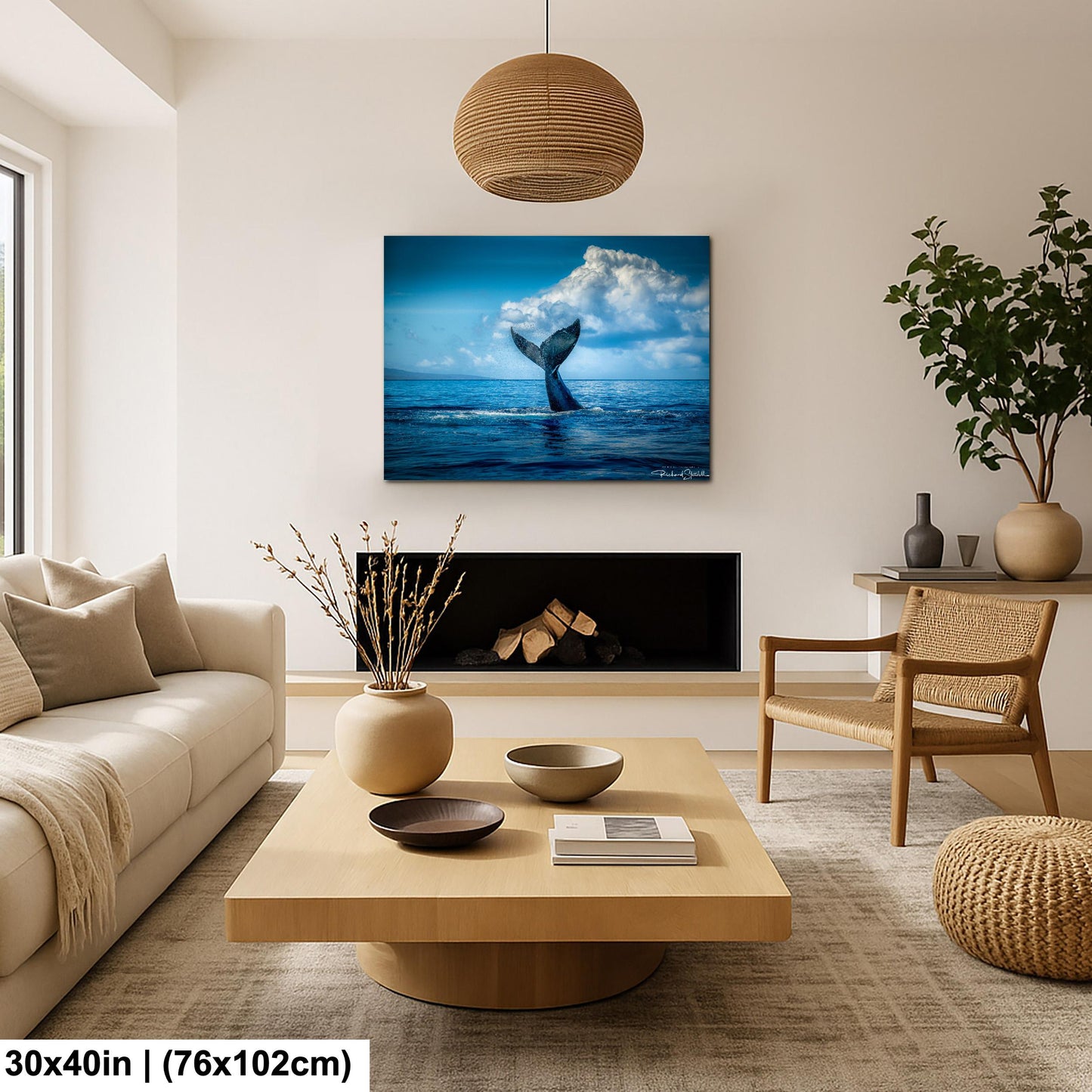 Humpback Whale Wall Art – Ocean Photo Print | Premium Photo Paper Decor