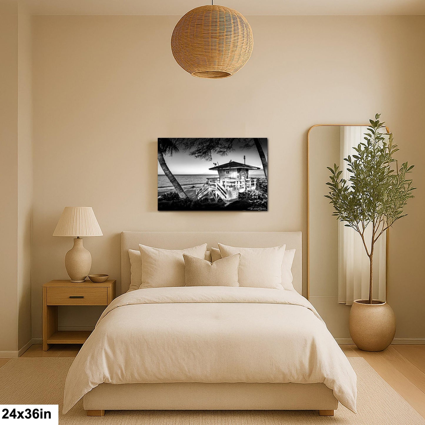 Maui Lifeguard Photo Print - Coastal Wall Art | Ready to Hang Canvas, Premium Paper