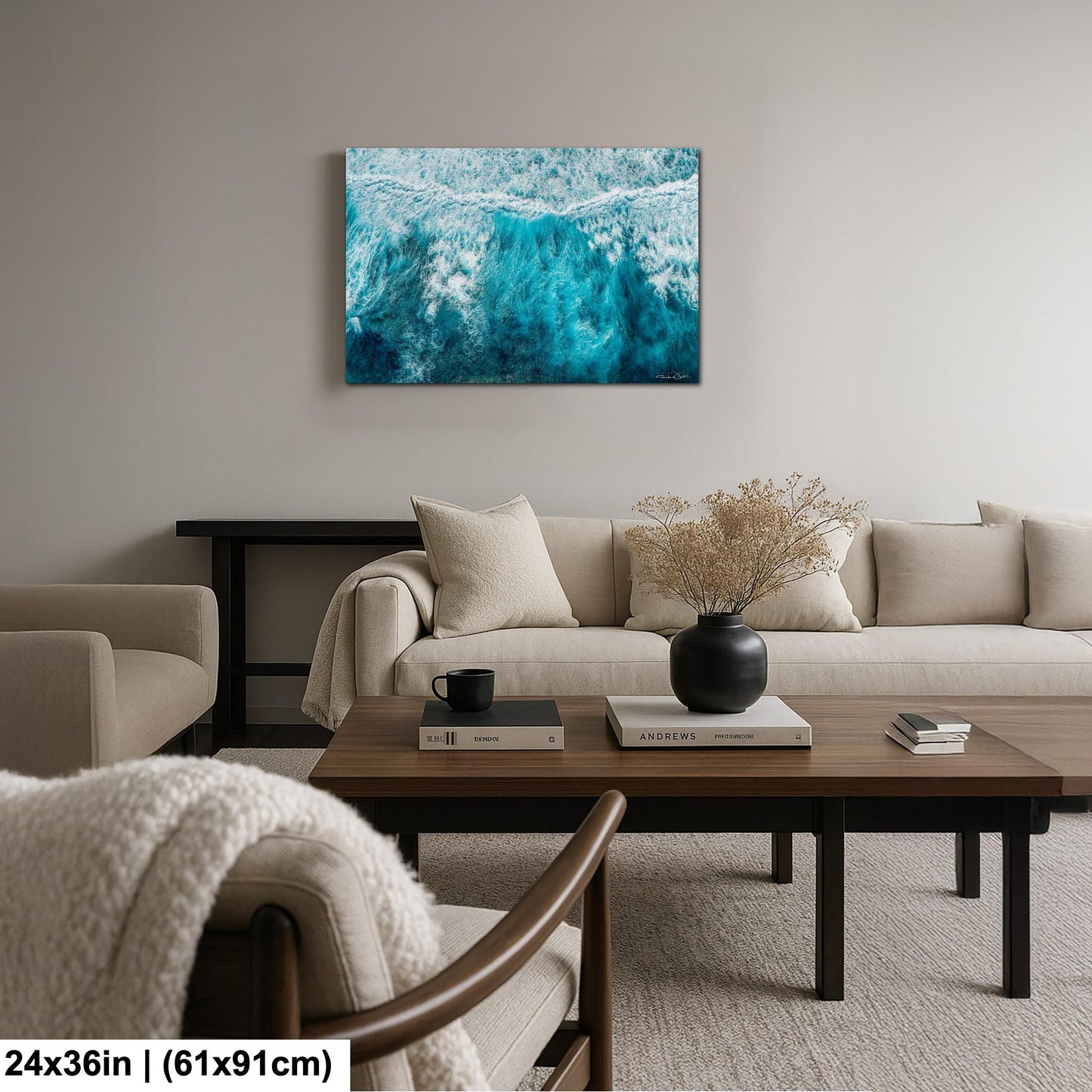 Ocean Wave Photography: Coastal Wall Art (Canvas or Metal Prints)