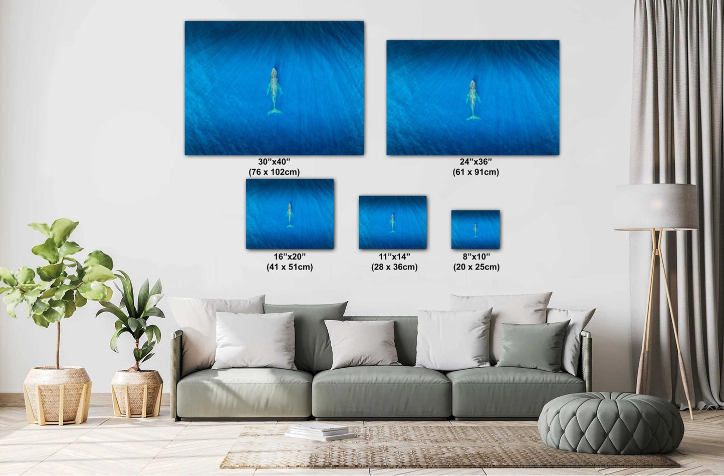 Humpback Whale Art Print – Ocean Wall Decor | Ready To Hang Canvas & Metal