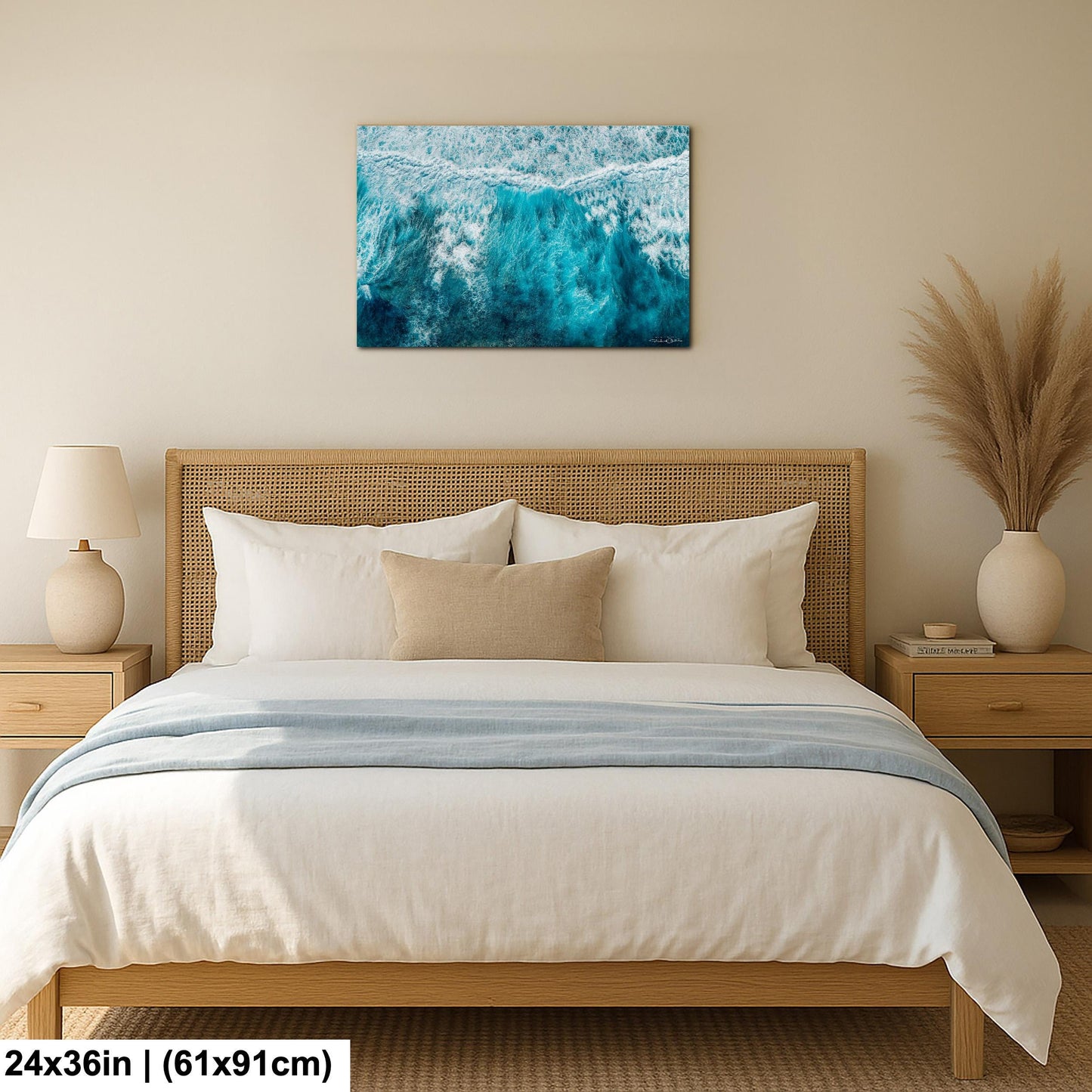 Ocean Wave Photography: Coastal Wall Art (Canvas or Metal Prints)