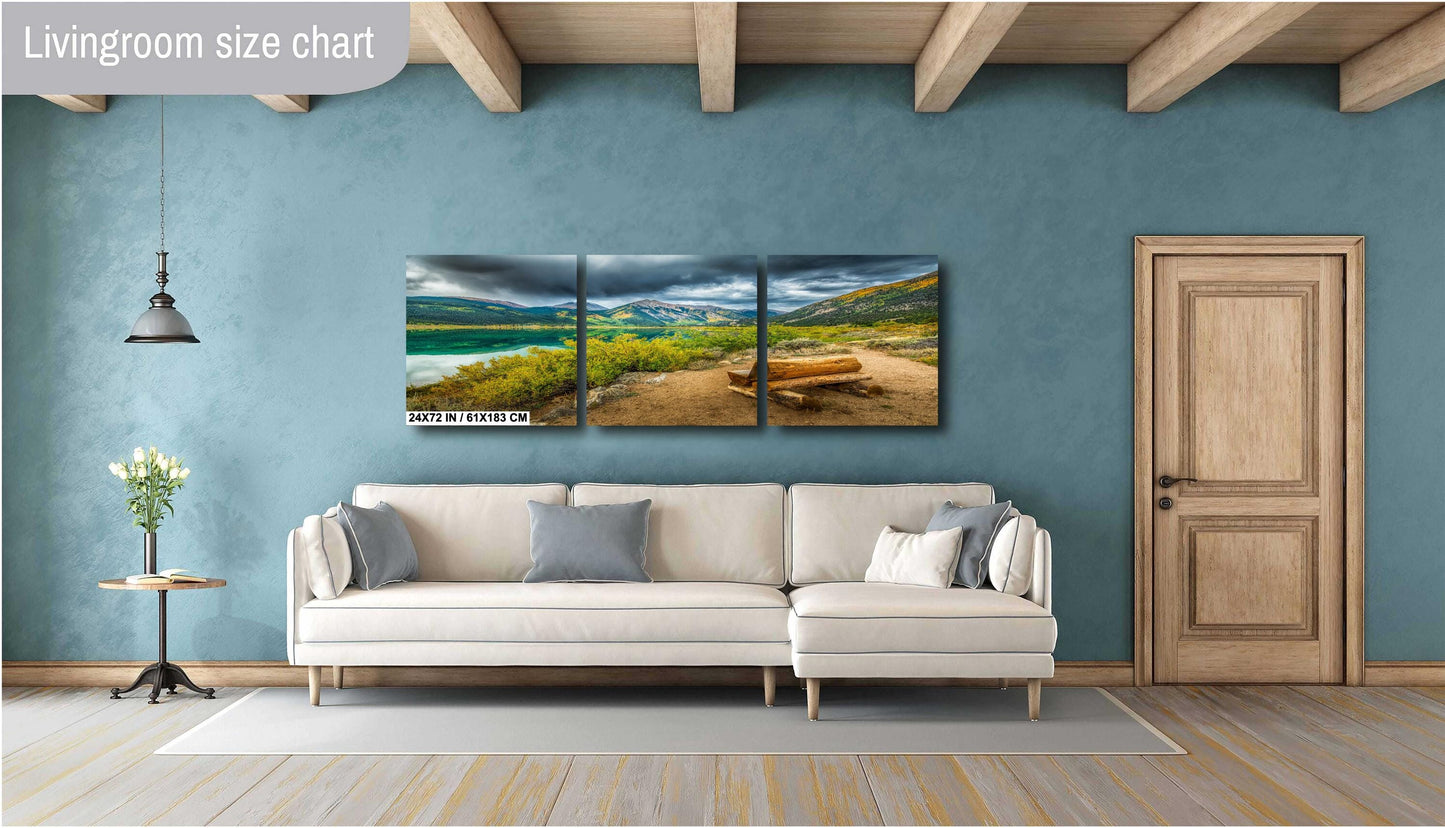 Twin Lakes Colorado Photo - Mountain Wall Art | Ready To Hang Canvas Print