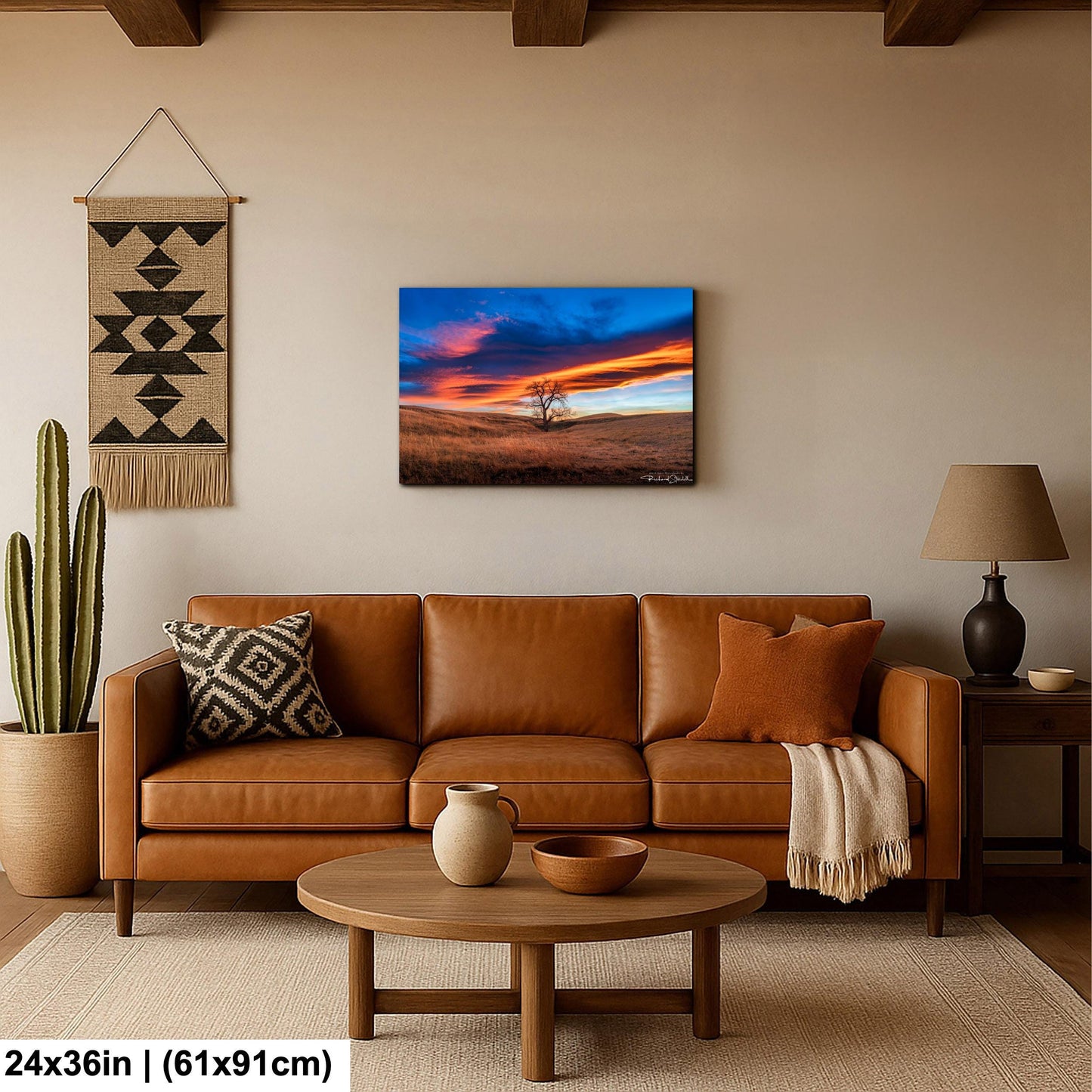 Colorado Sunset Photo Print – Western Landscape Art With Rustic Decor & Vivid Colors