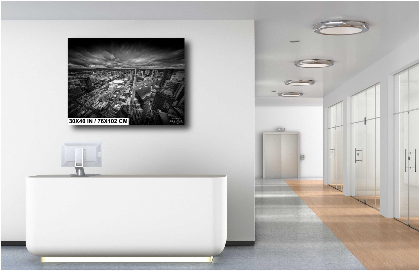 Nashville Skyline Photo Print - Urban Cityscape Art | Ready To Hang Canvas