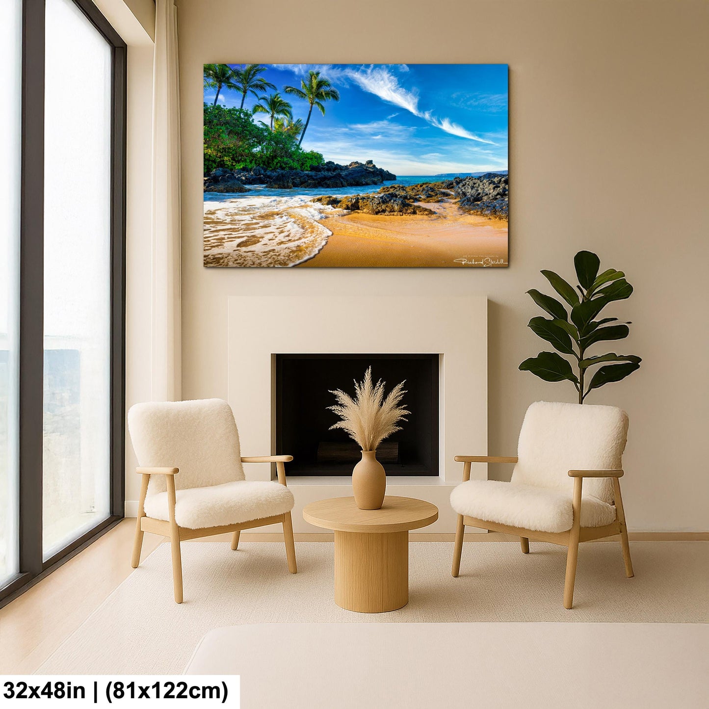 Maui Secret Beach Photo Print - Sunrise Ocean Wall Art on Premium Paper
