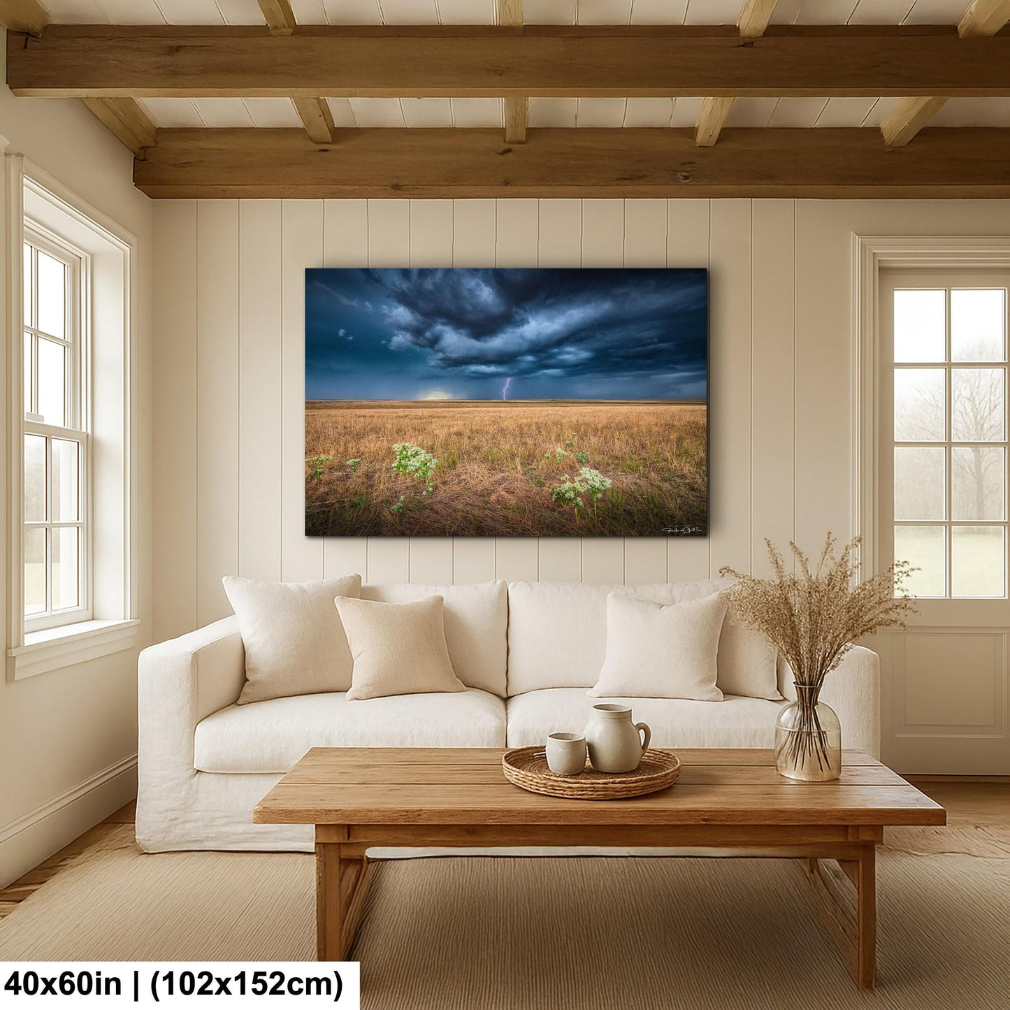 Thunderstorm Wall Art: Colorado Lightning - Ready to Hang