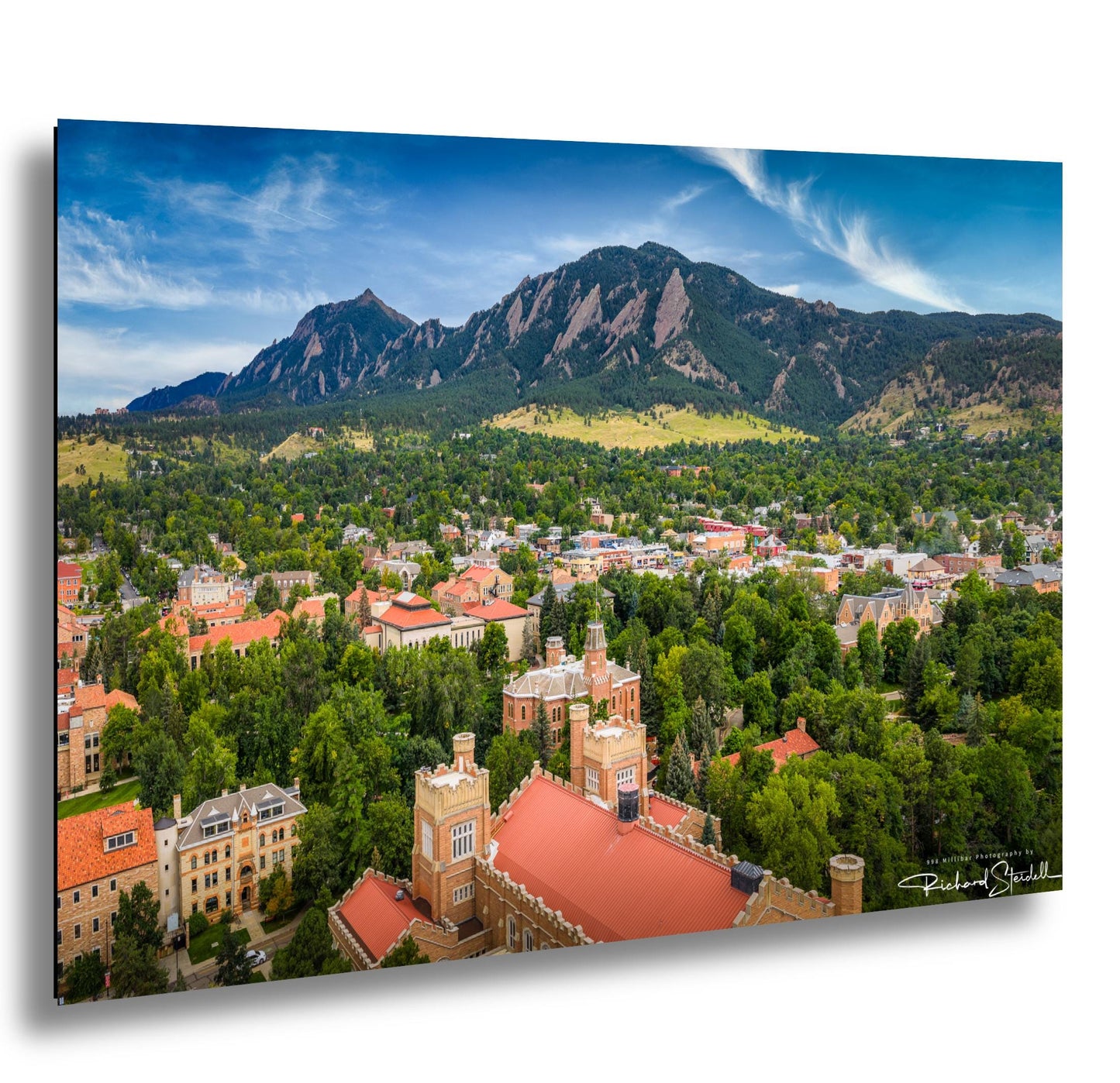 CU Boulder Wall Art – Flatirons Colorado Print | Ready To Hang Canvas