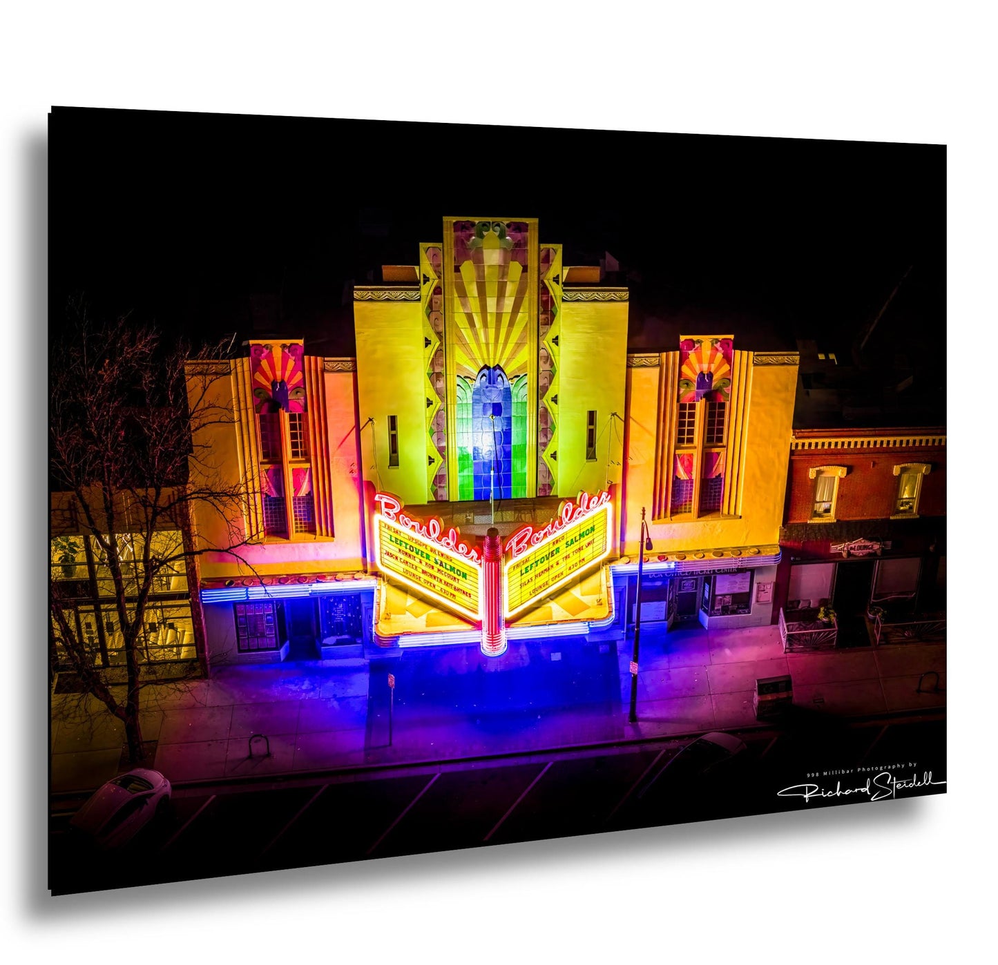 Boulder Theater Wall Art Canvas Acrylic (Ready to Hang)